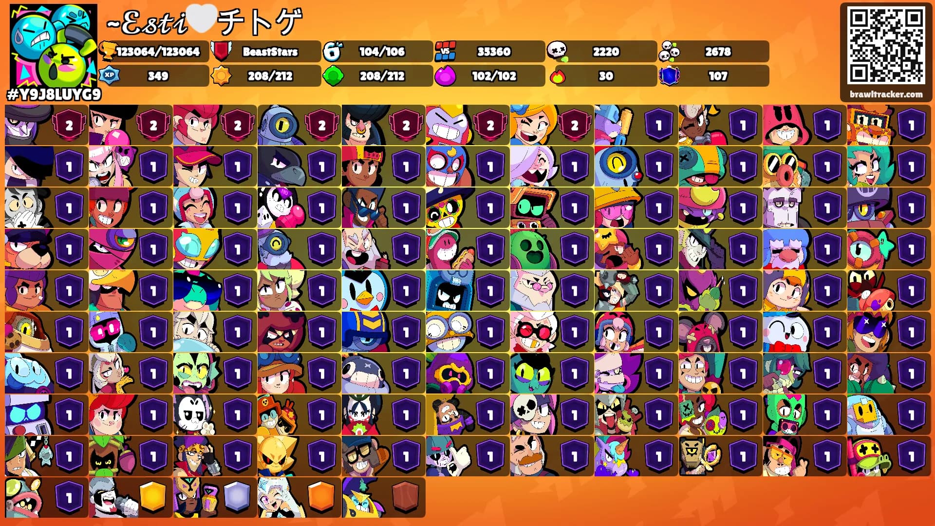 ~ℰ𝓈𝓉𝒾🤍チトゲ's Ranks