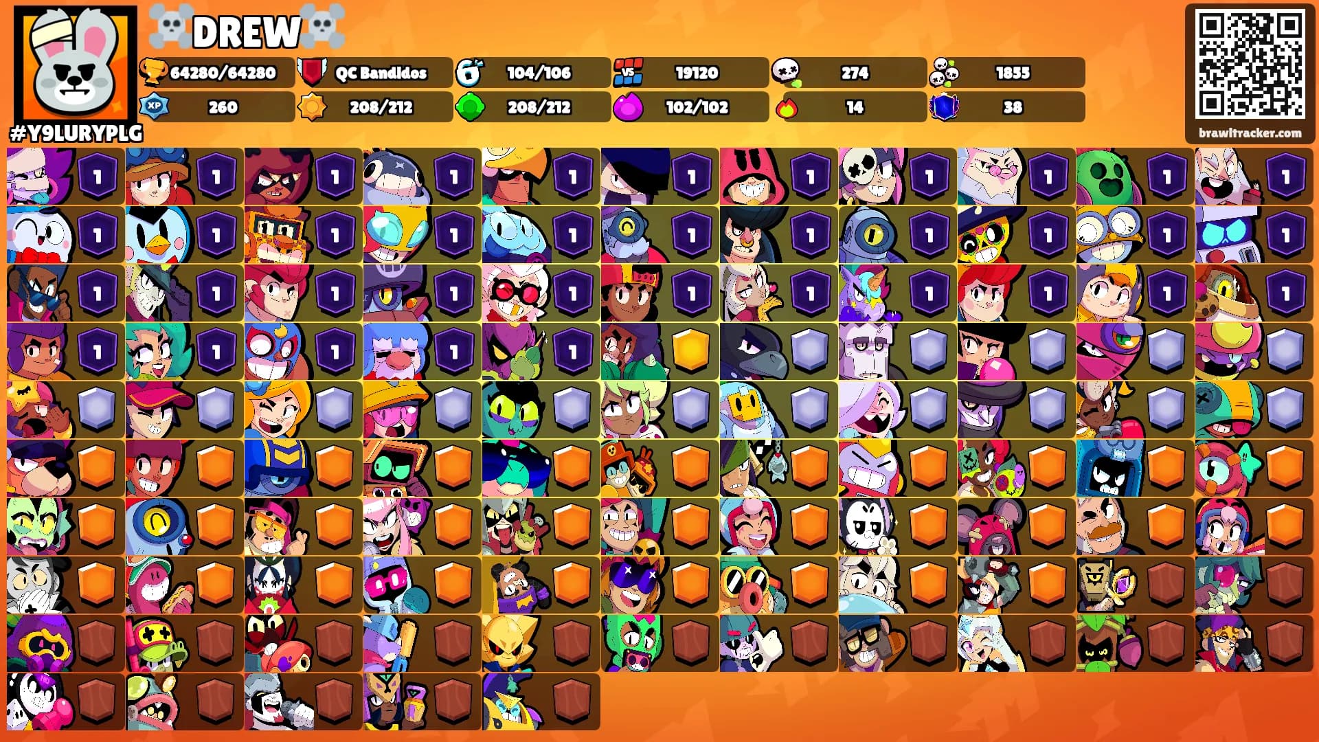☠️DREW☠️'s Ranks