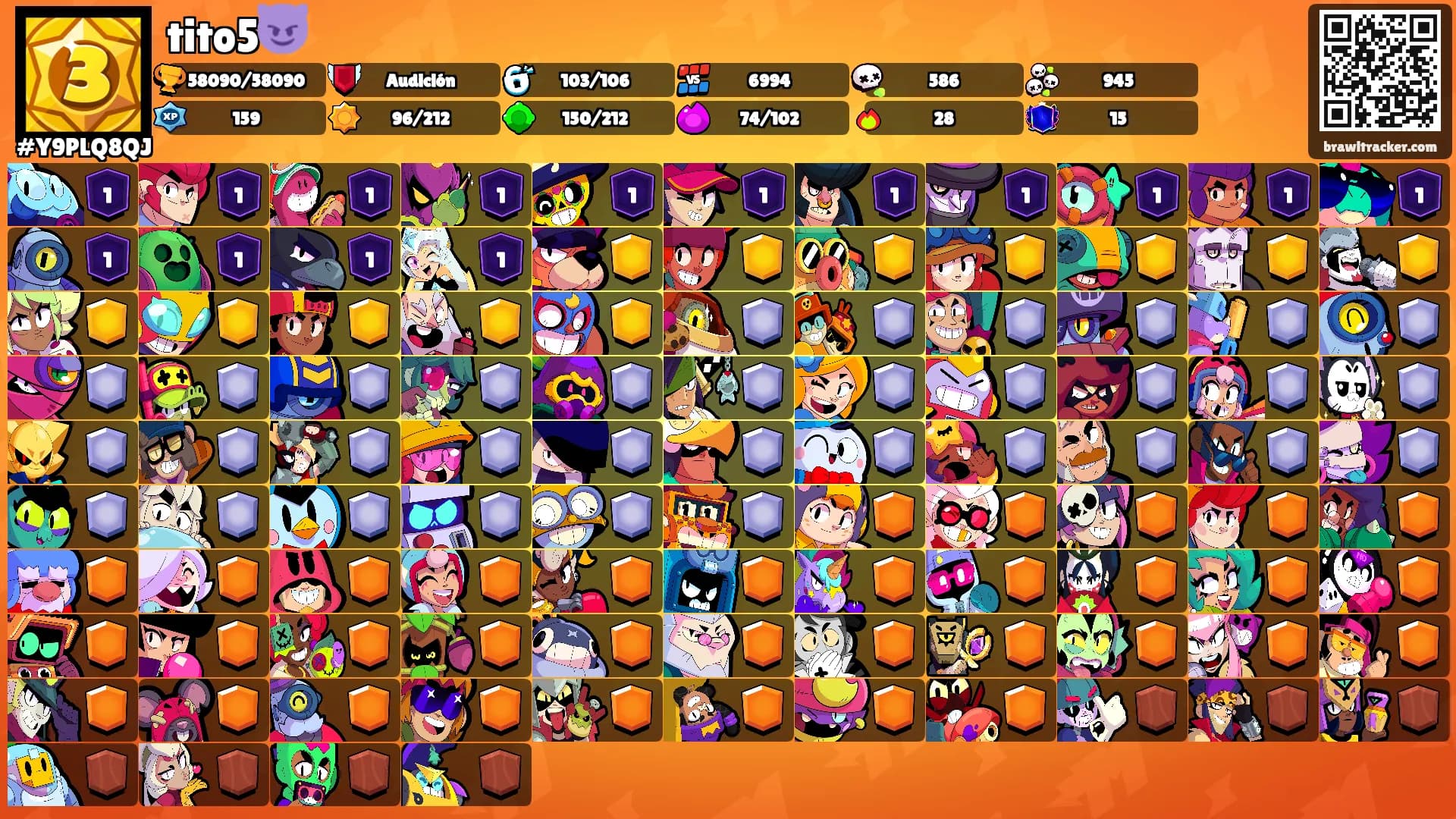 tito5😈's Ranks