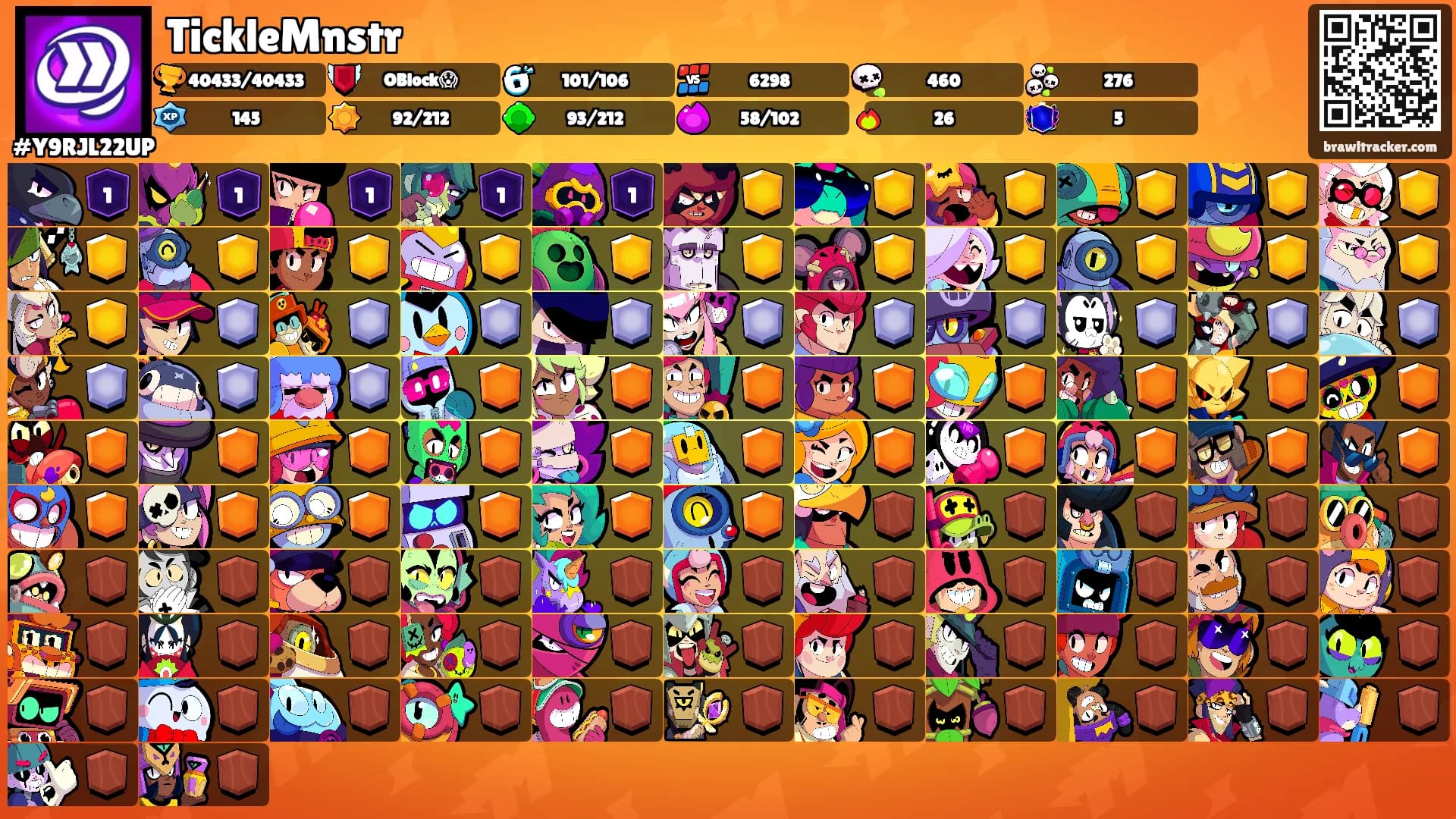 TickleMnstr's Ranks
