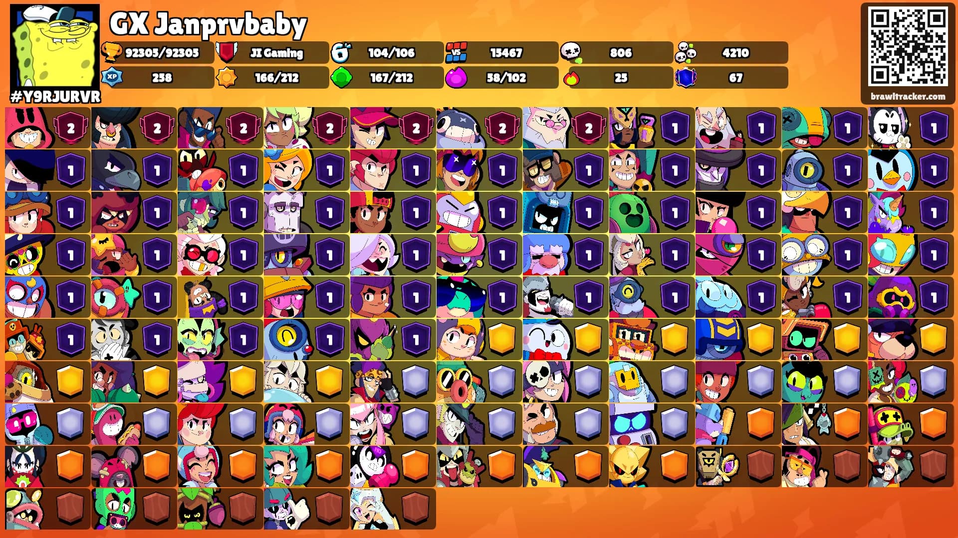 GX Janprvbaby's Ranks