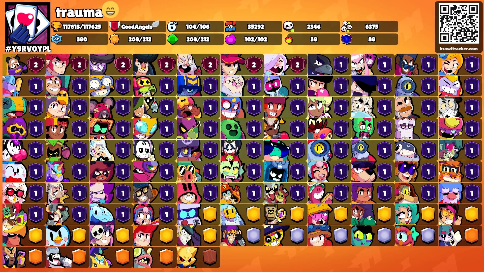 trauma😁's Ranks