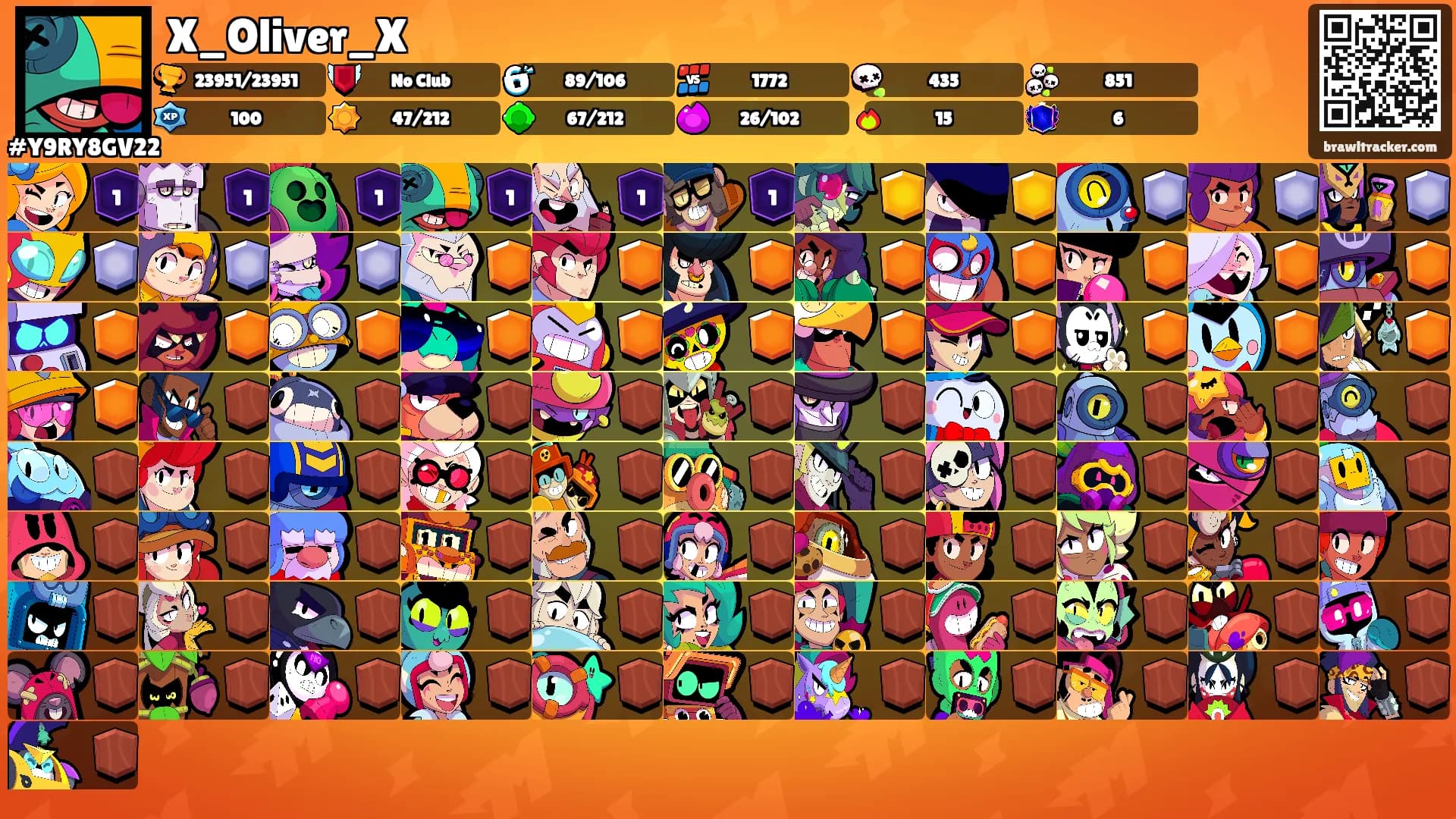 X_Oliver_X's Ranks