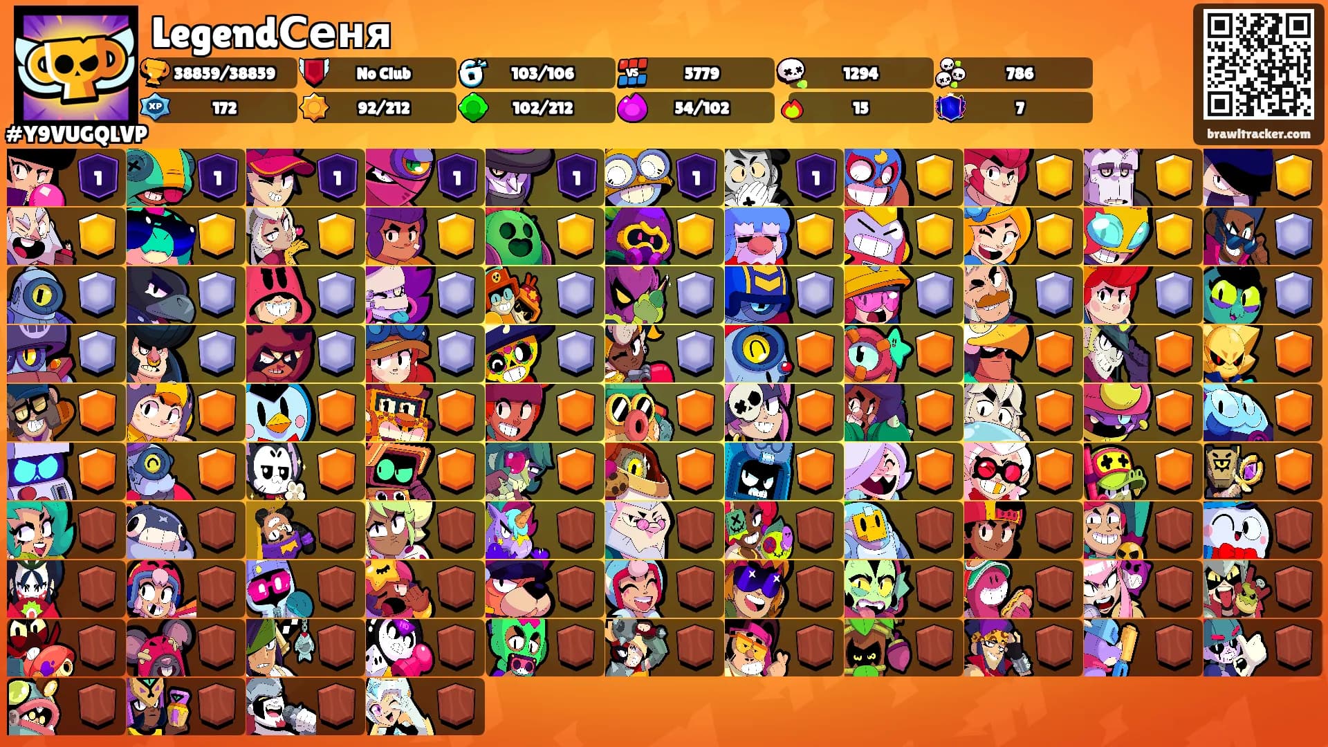 LegendСеня's Ranks