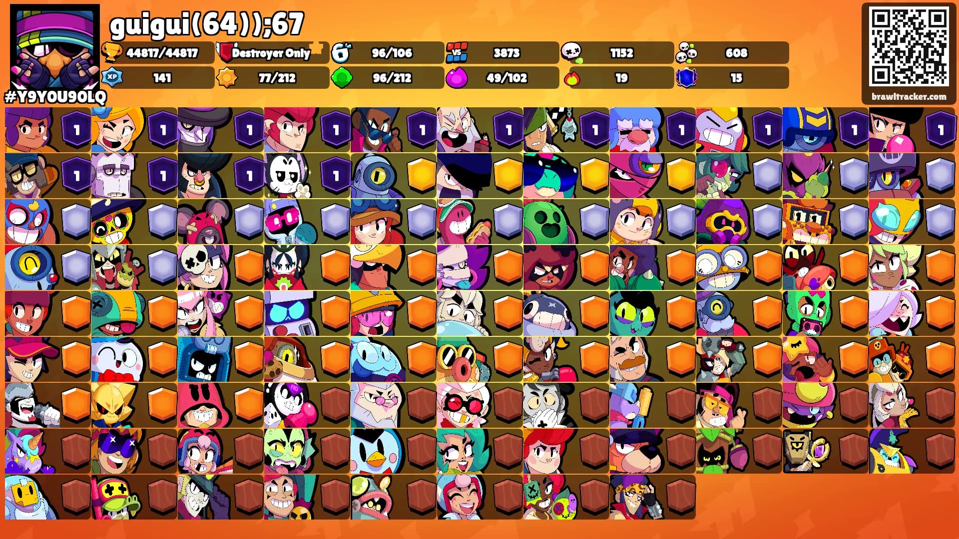 guigui(64));67's Ranks