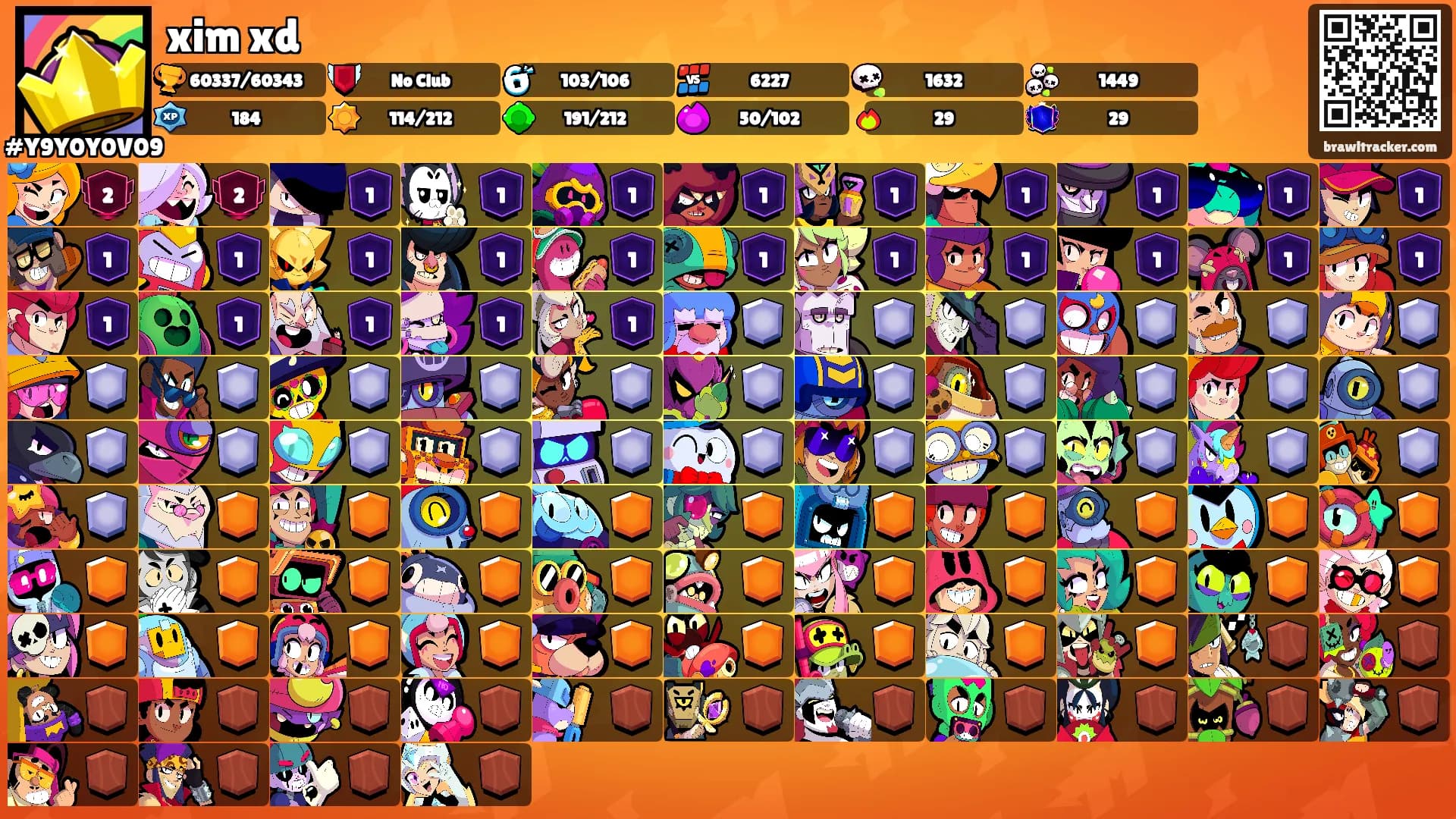 xim xd's Ranks