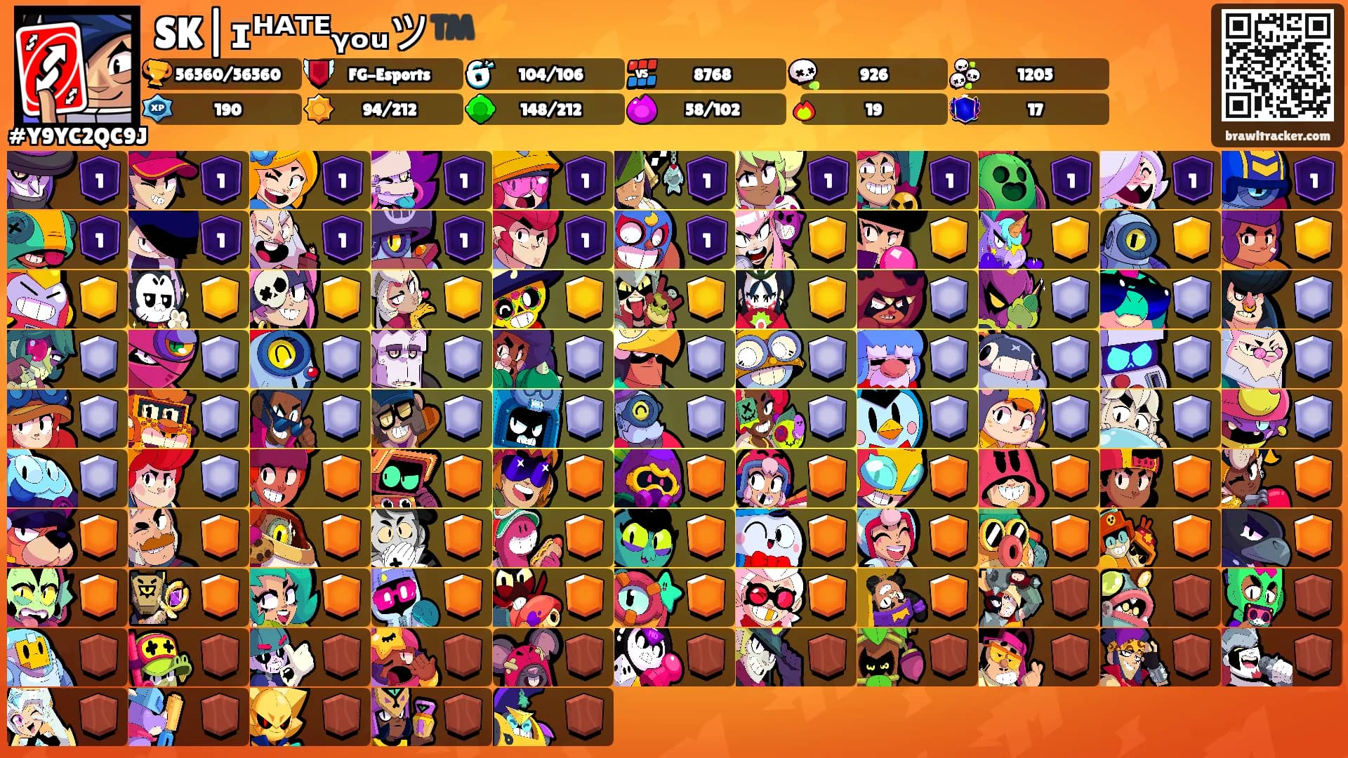 SK|ɪᴴᴬᵀᴱᵧₒᵤツ™️⚡'s Ranks