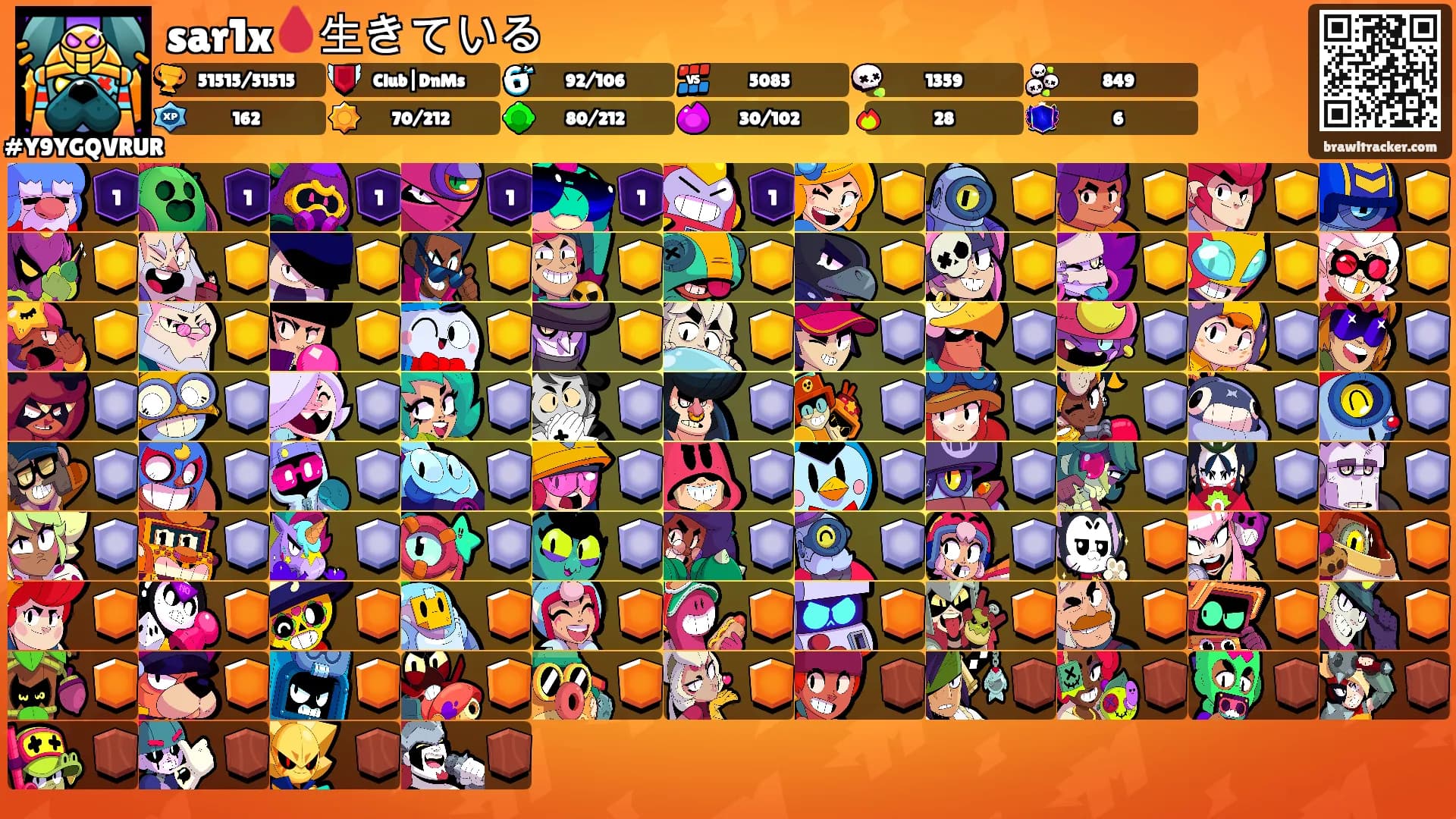 sar1x🩸生きている's Ranks