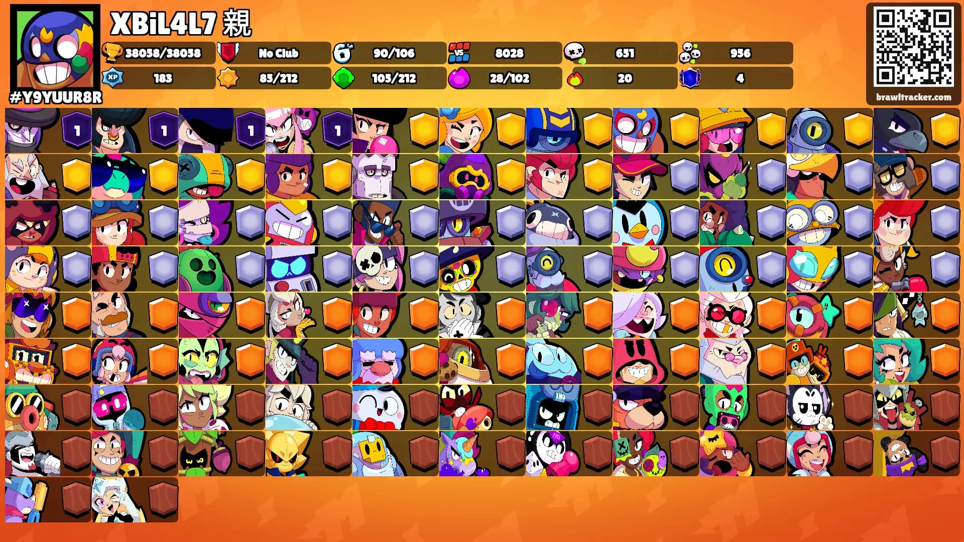 XBiL4L7 親's Ranks