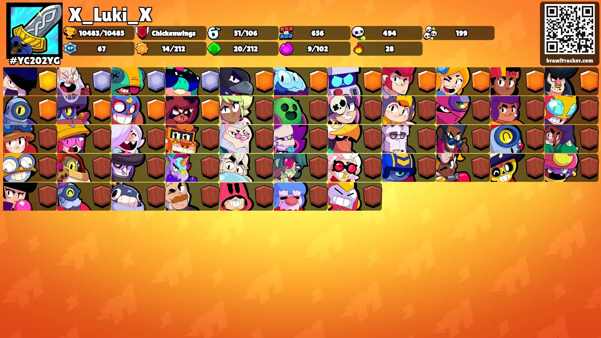 X_Luki_X's Ranks