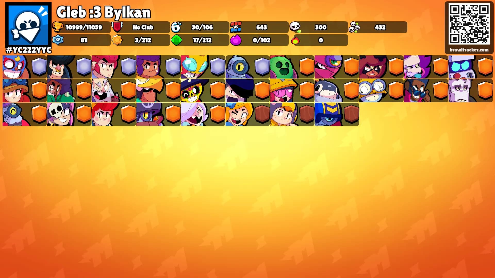 Gleb :3 Bylkan's Ranks