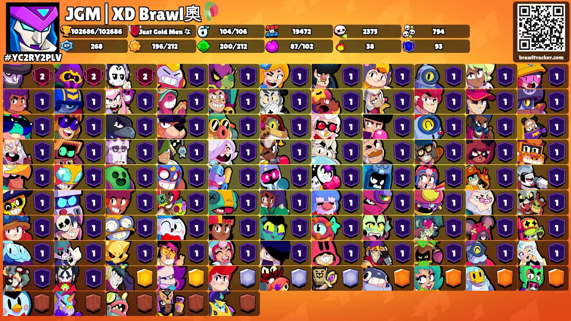 JGM|XD Brawl奧🥀's Ranks
