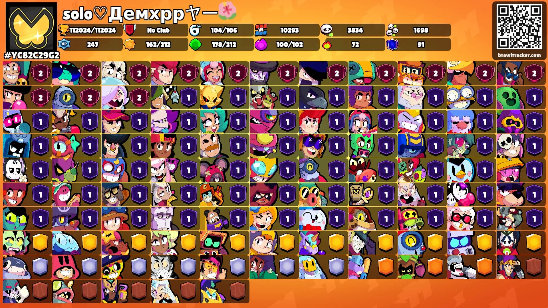solo♡Демхррヤー🌺's Ranks