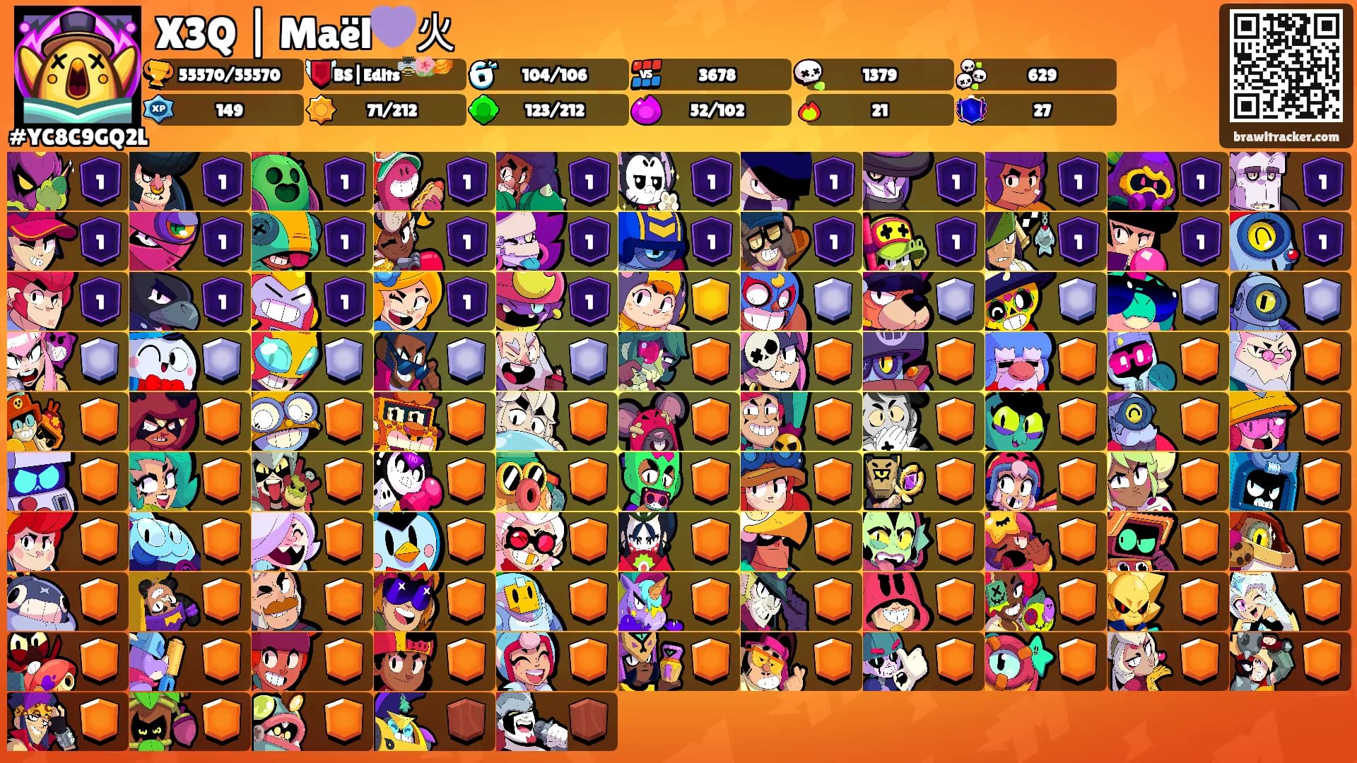 X3Q | Maël💜火's Ranks