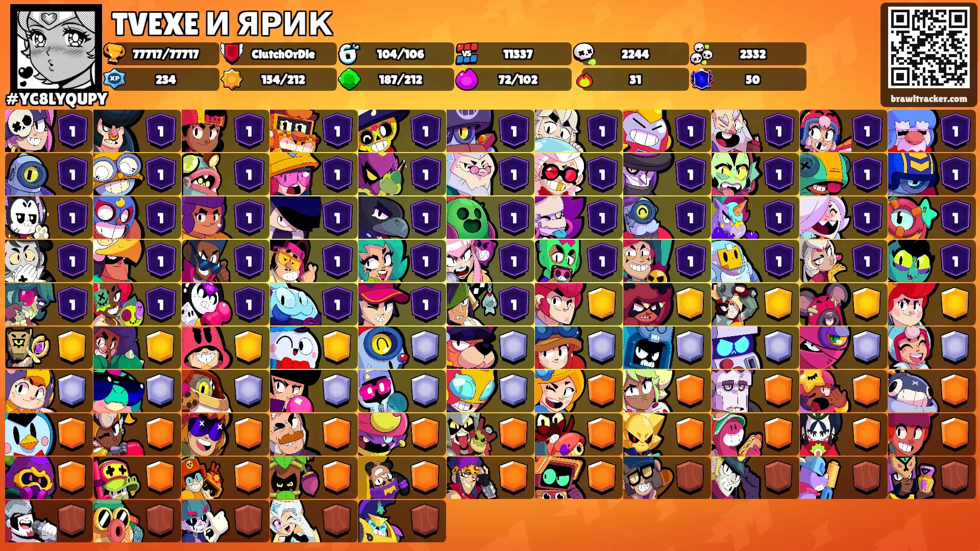 TVEXE И ЯРИК's Ranks