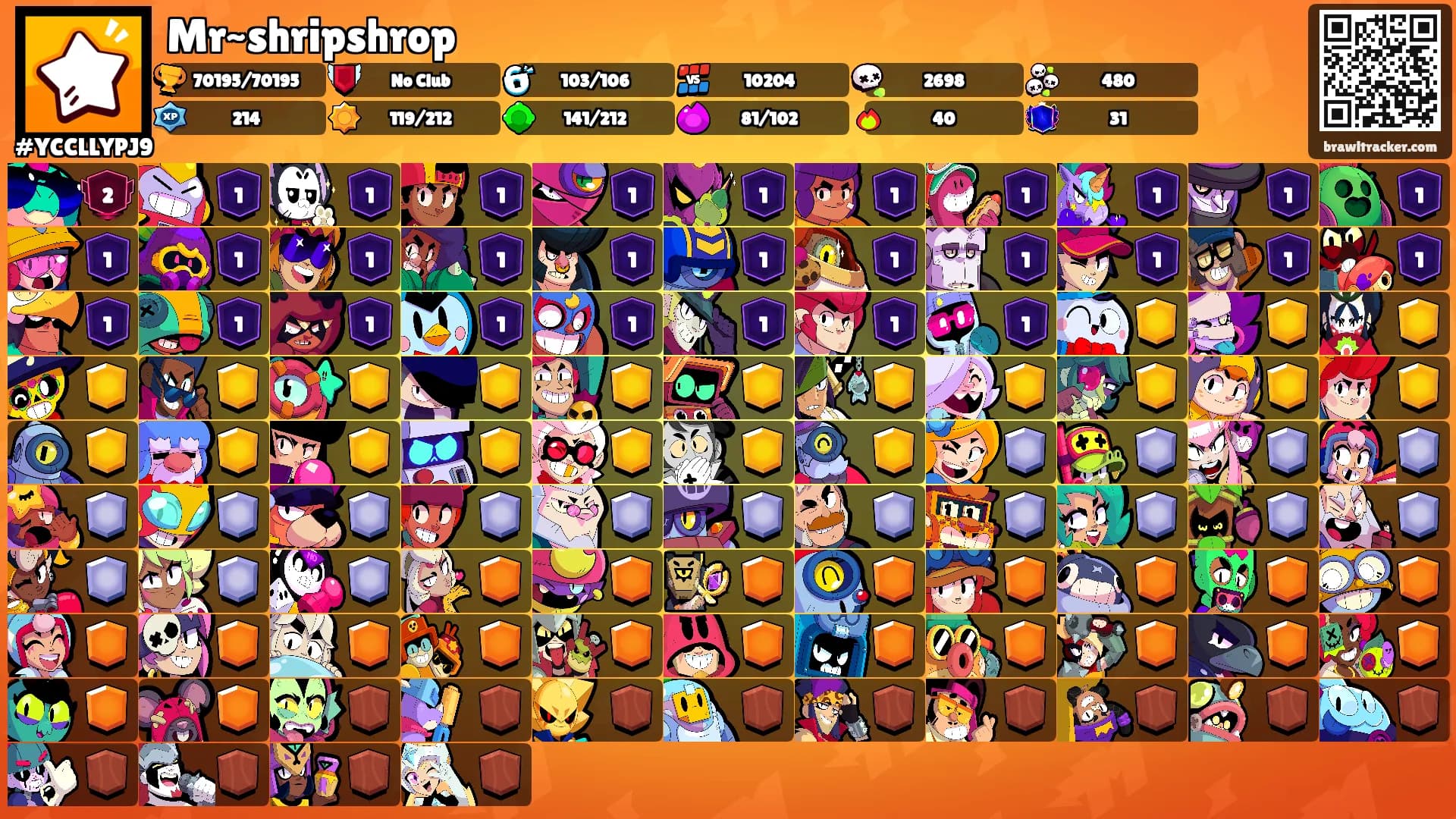 Mr~shripshrop's Ranks