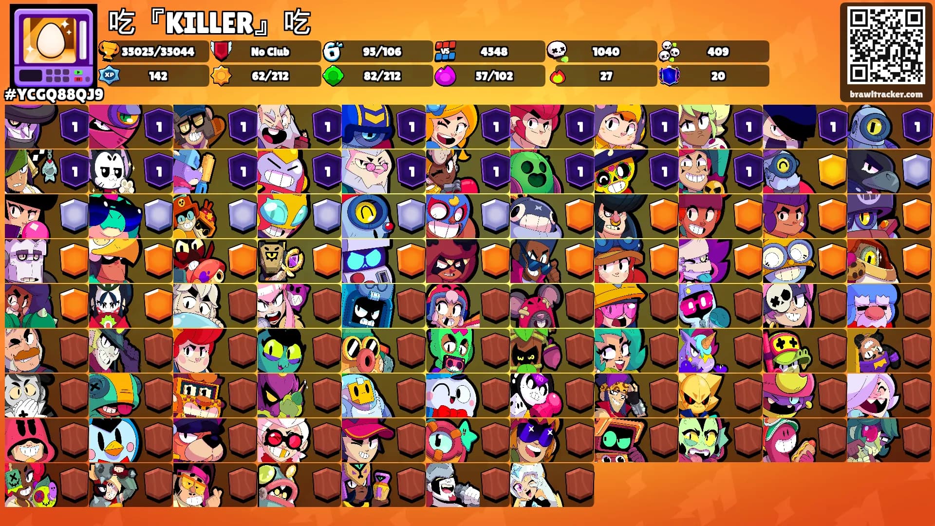 吃『KILLER』吃's Ranks