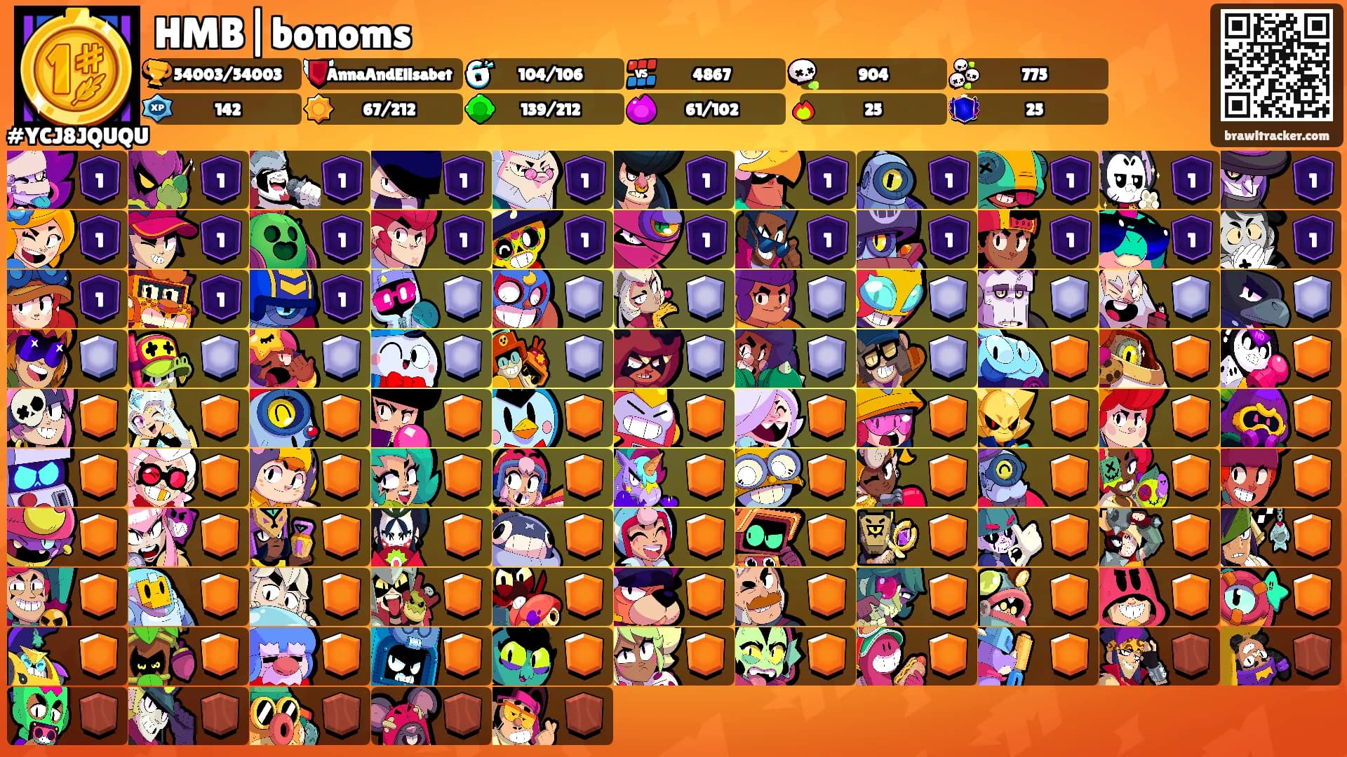 HMB|bonoms's Ranks