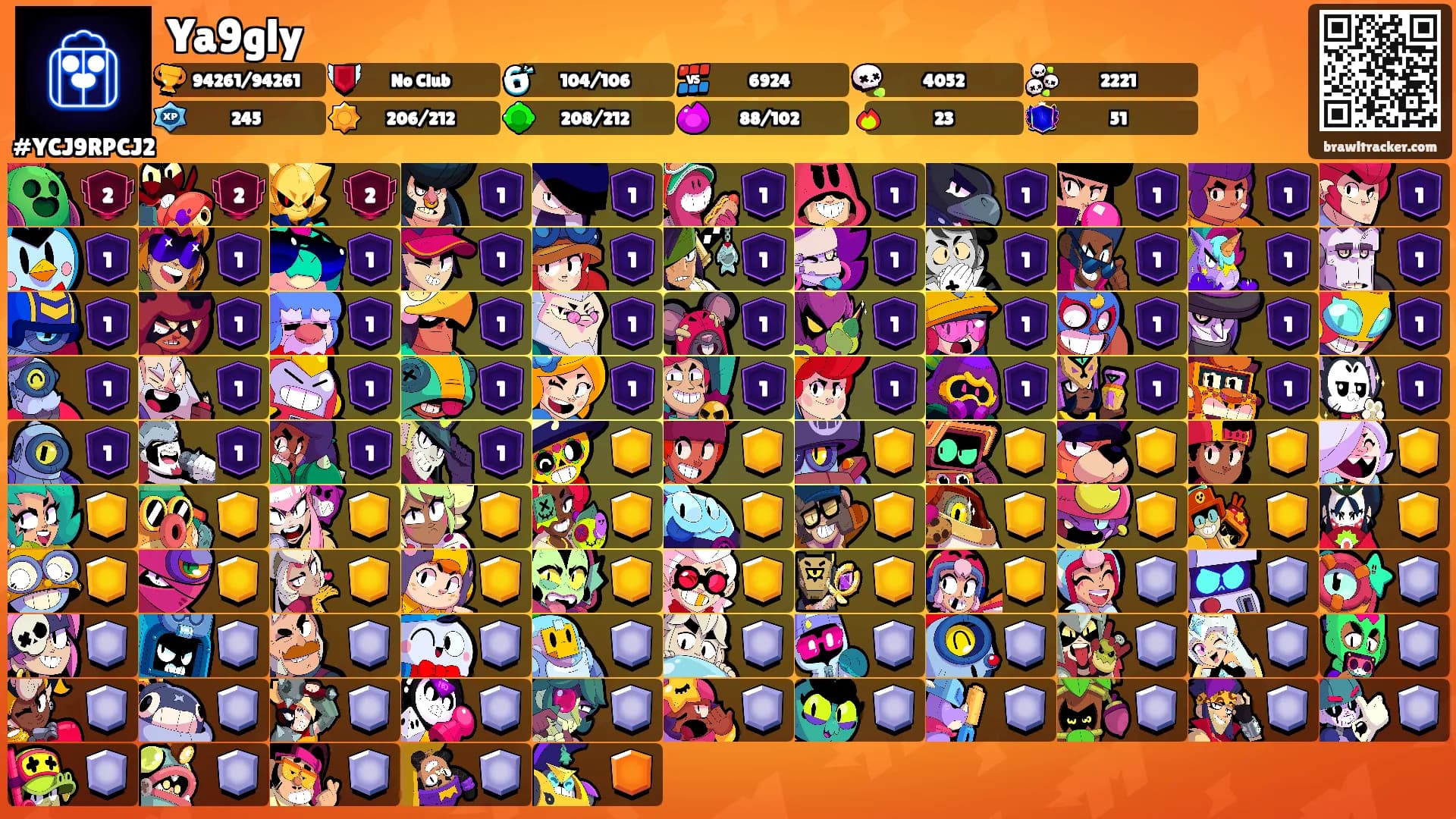 Ya9gly's Ranks