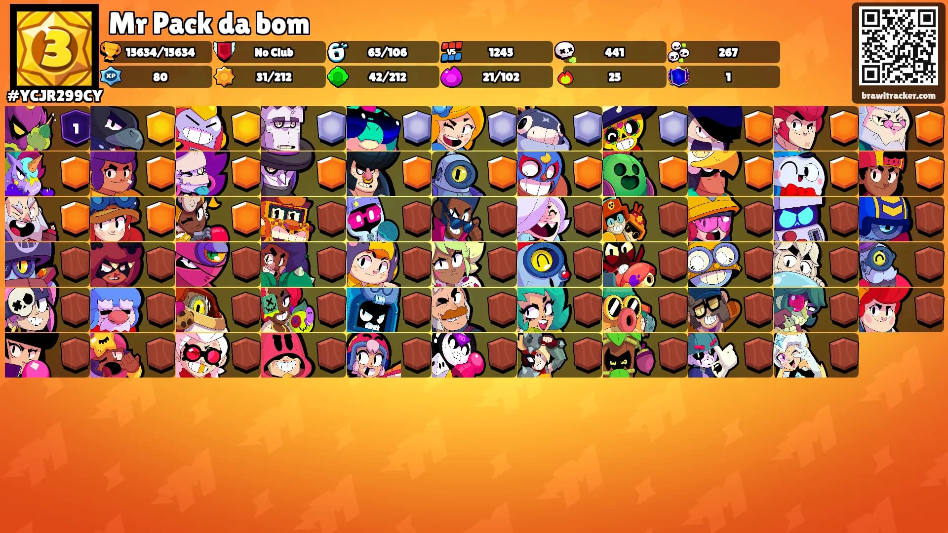 Mr Pack da bom's Ranks