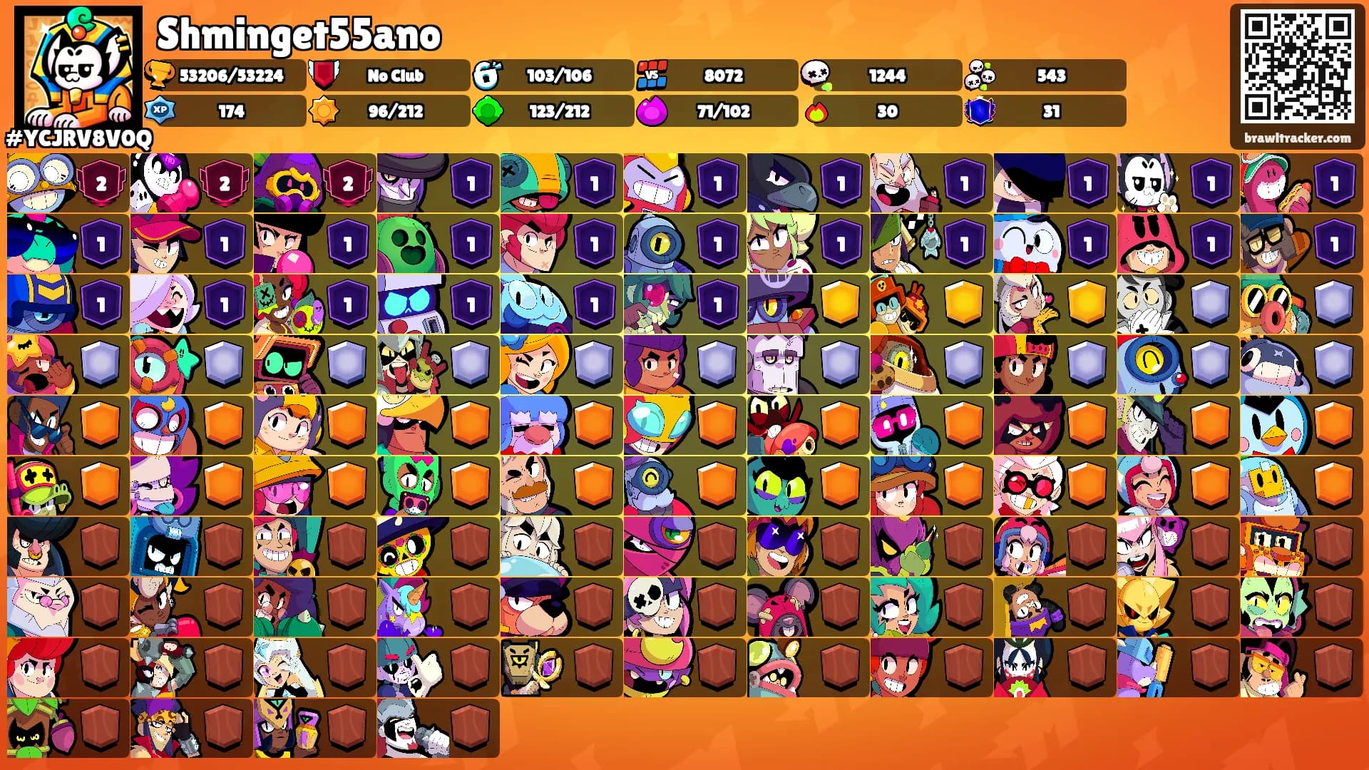 Shminget55ano's Ranks