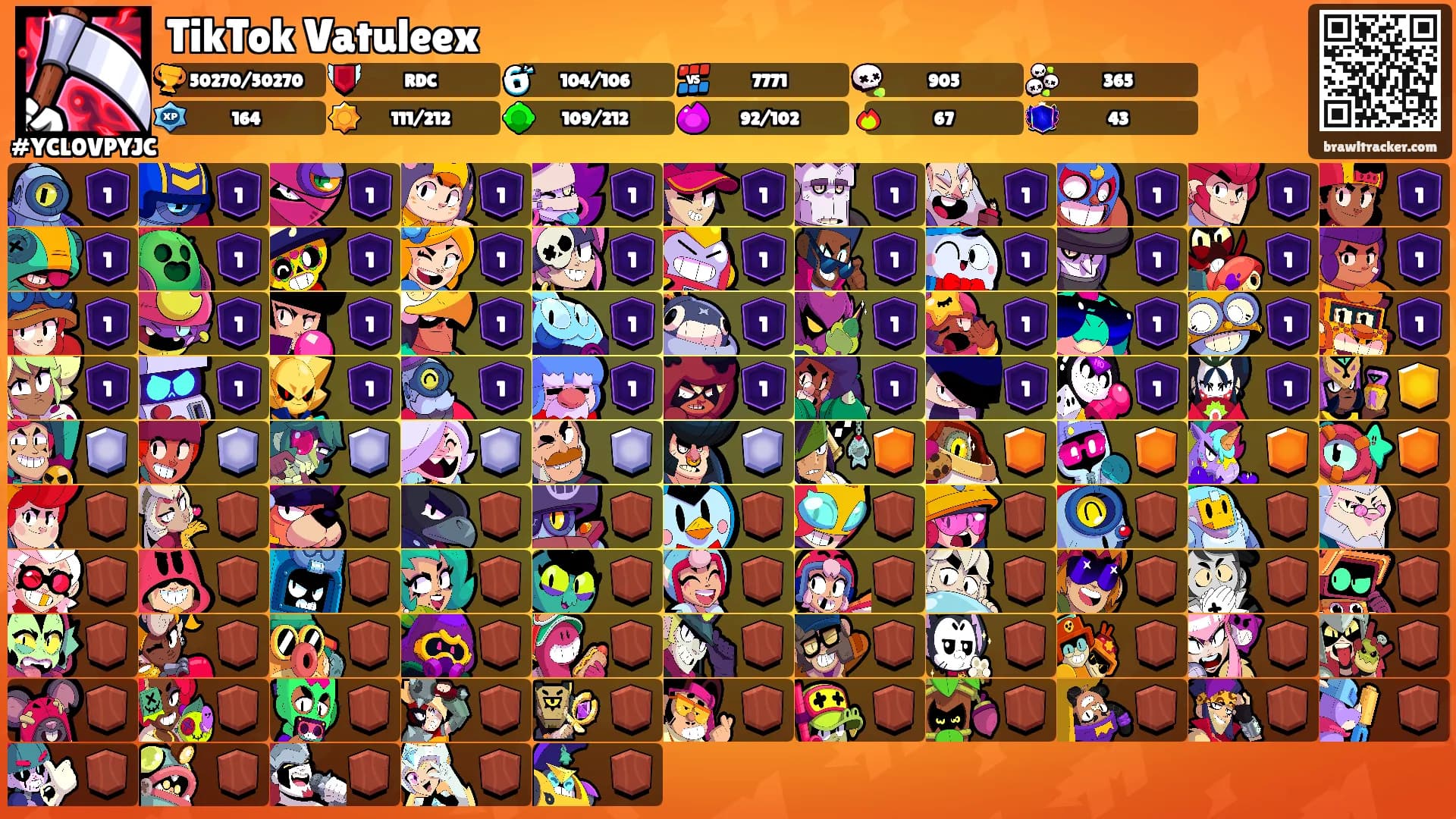 TikTok Vatuleex's Ranks