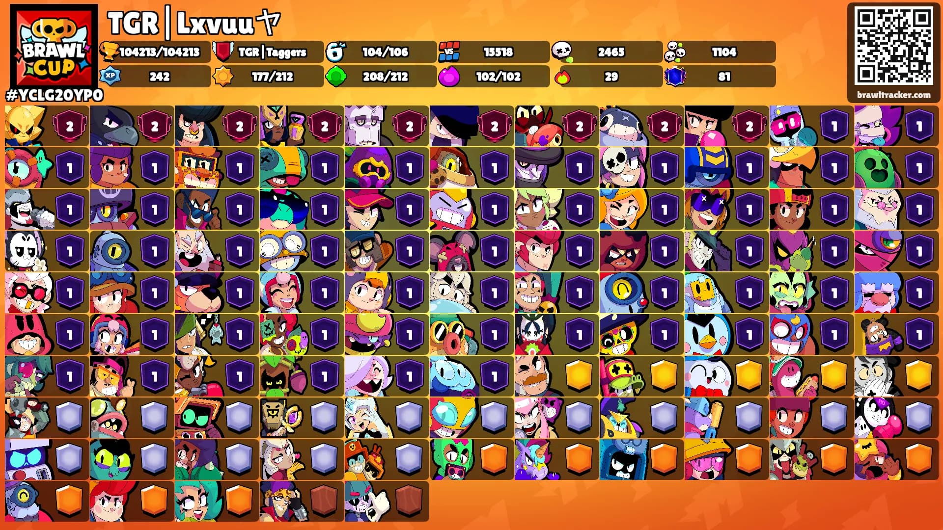 TGR|Lxvuuヤ's Ranks