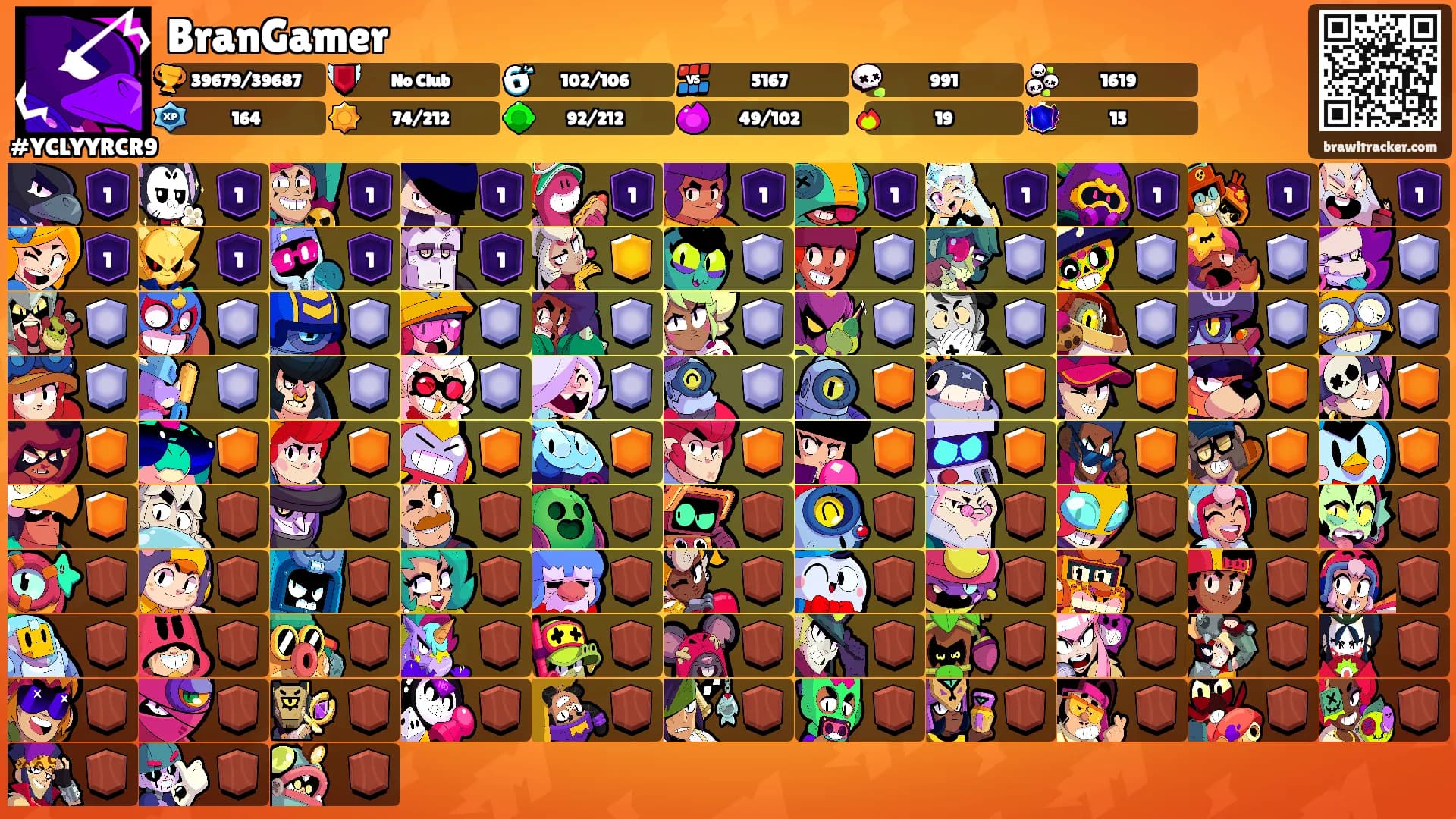 BranGamer's Ranks