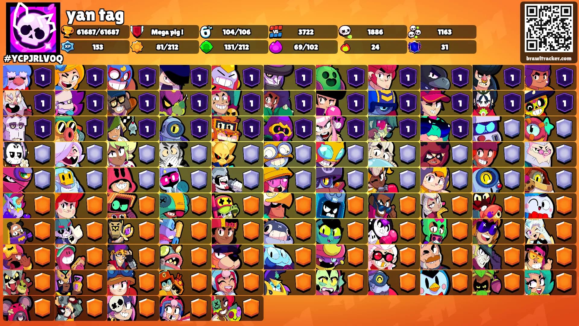 yan tag's Ranks