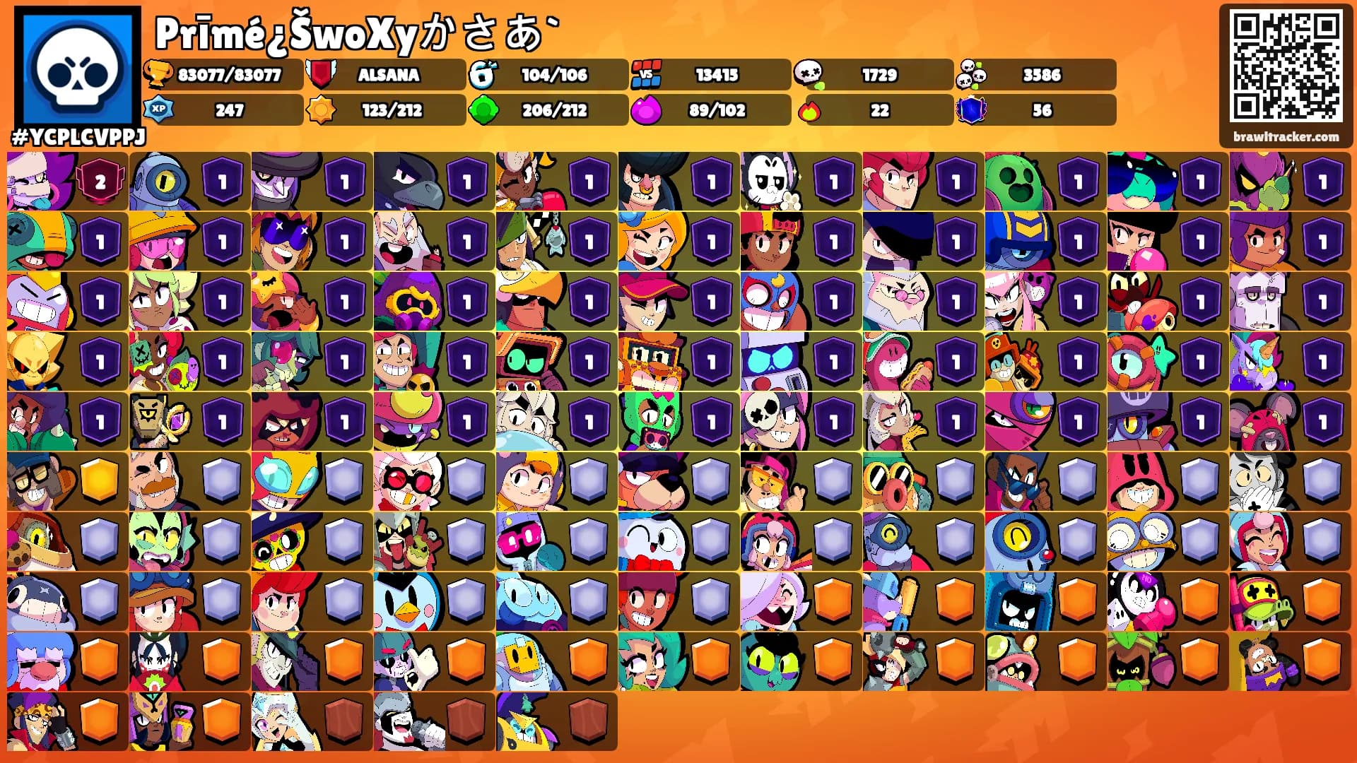 Prīmé¿ŠwoXyかさあ`'s Ranks