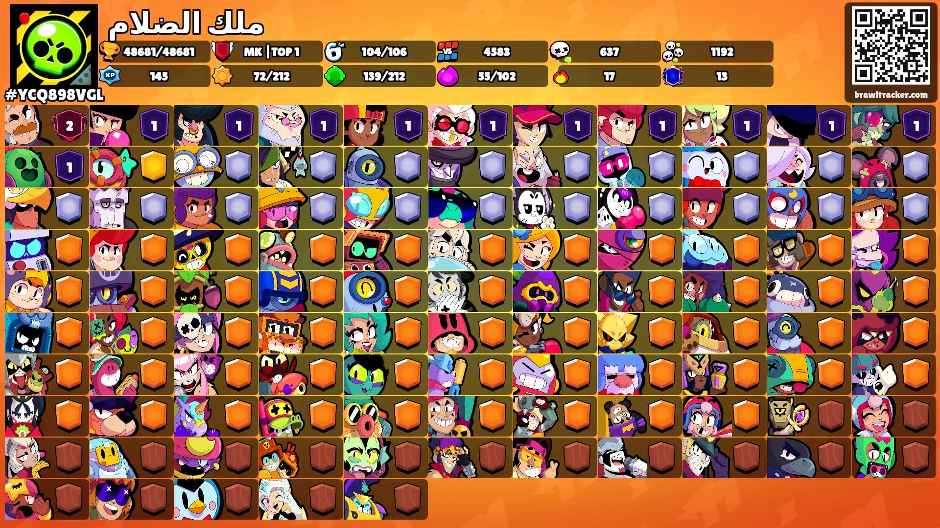 ملك الضلام's Ranks