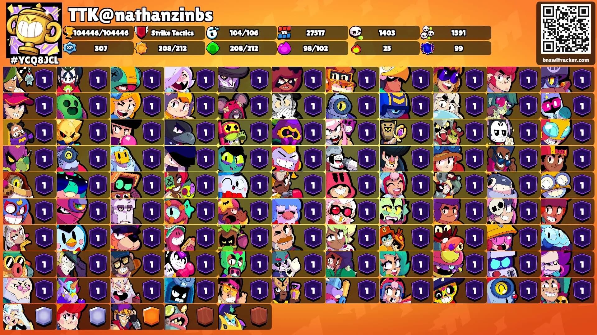 TTK@nathanzinbs's Ranks