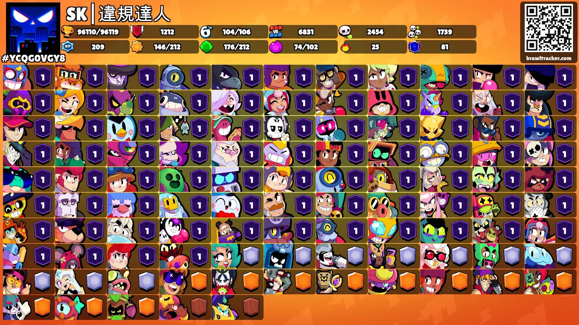 SK|違規達人's Ranks