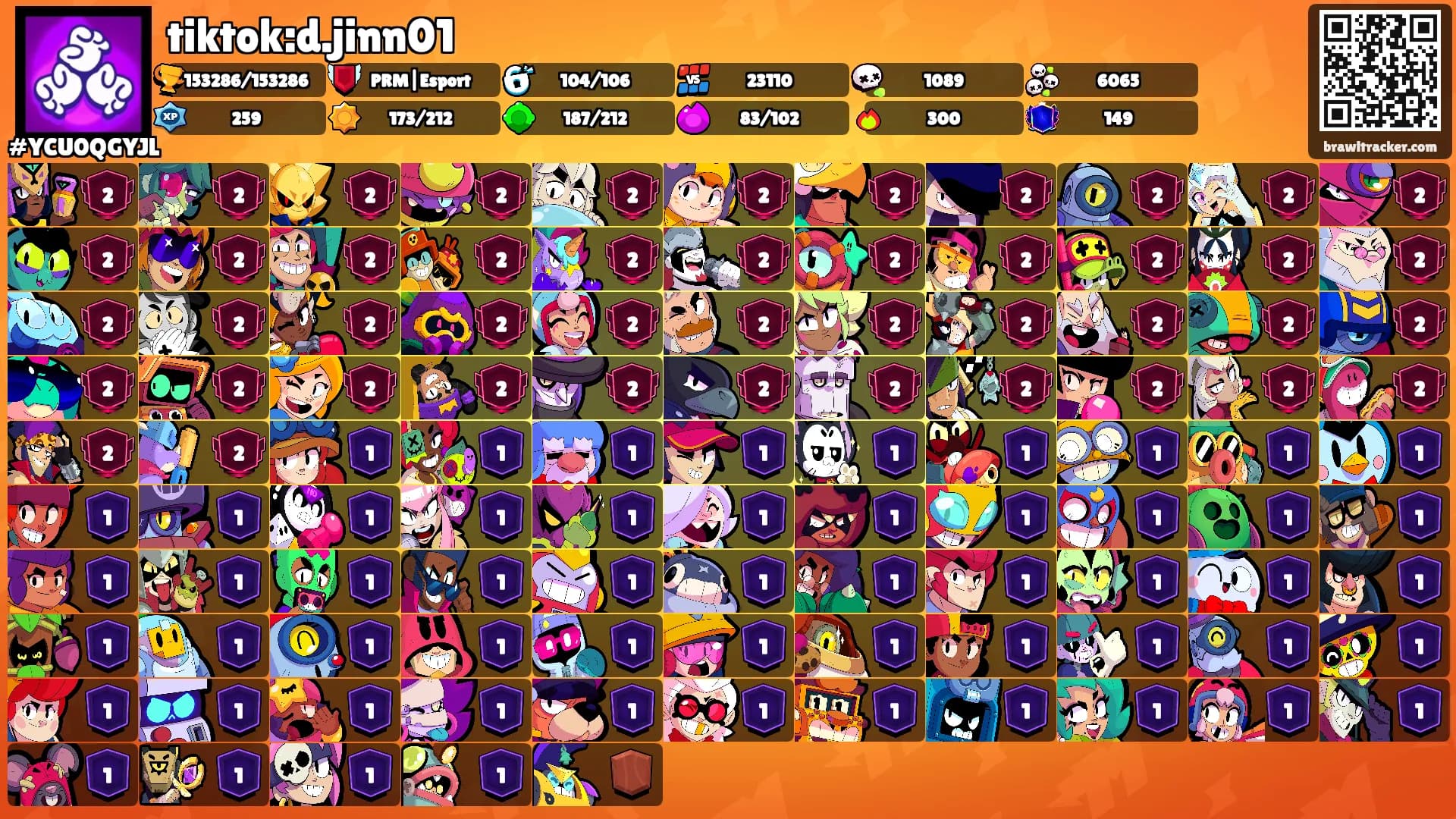 tiktok:d.jinn01's Ranks