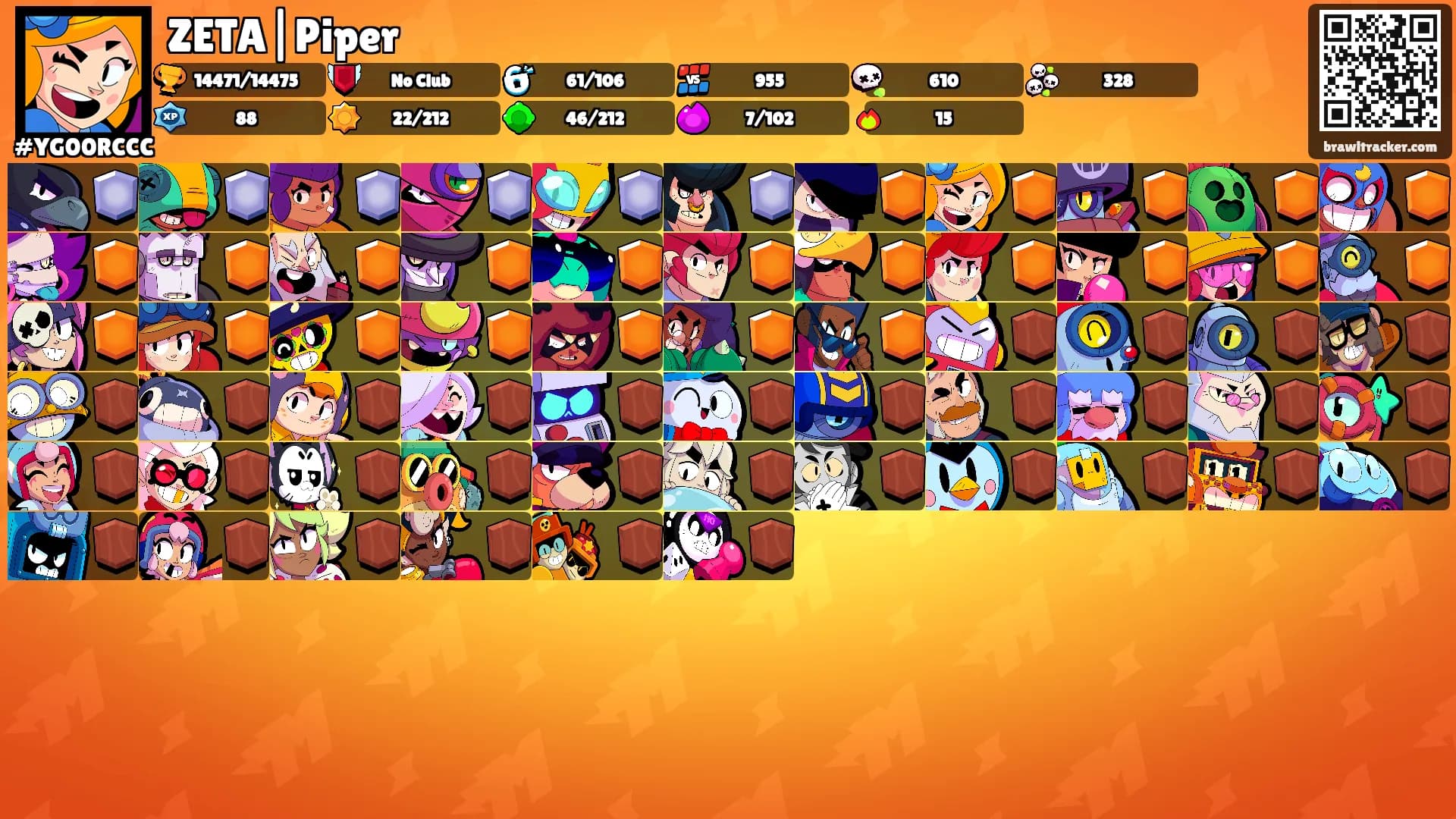 ZETA|Piper's Ranks