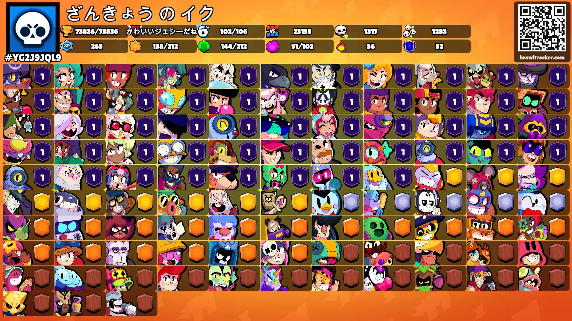 ざんきょう の イク's Ranks