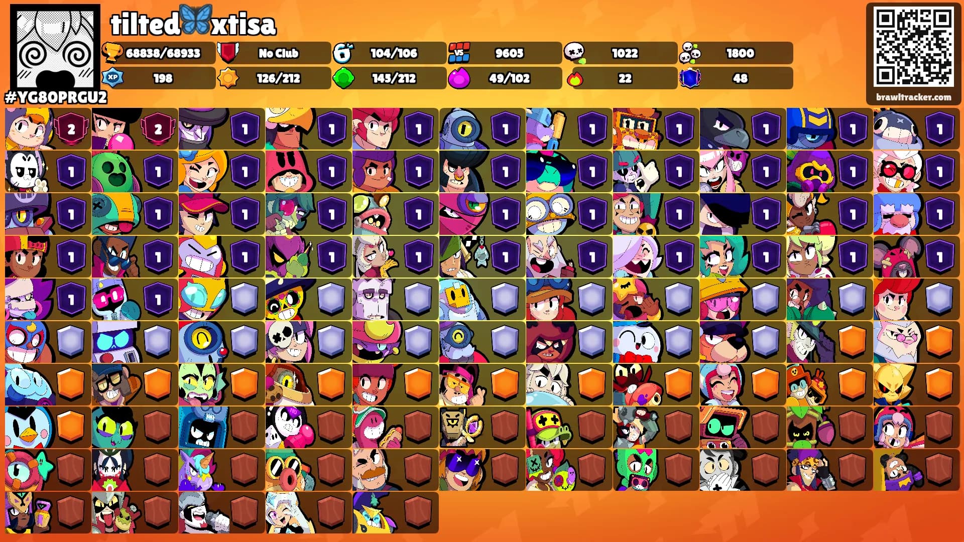 tilted🦋xtisa's Ranks