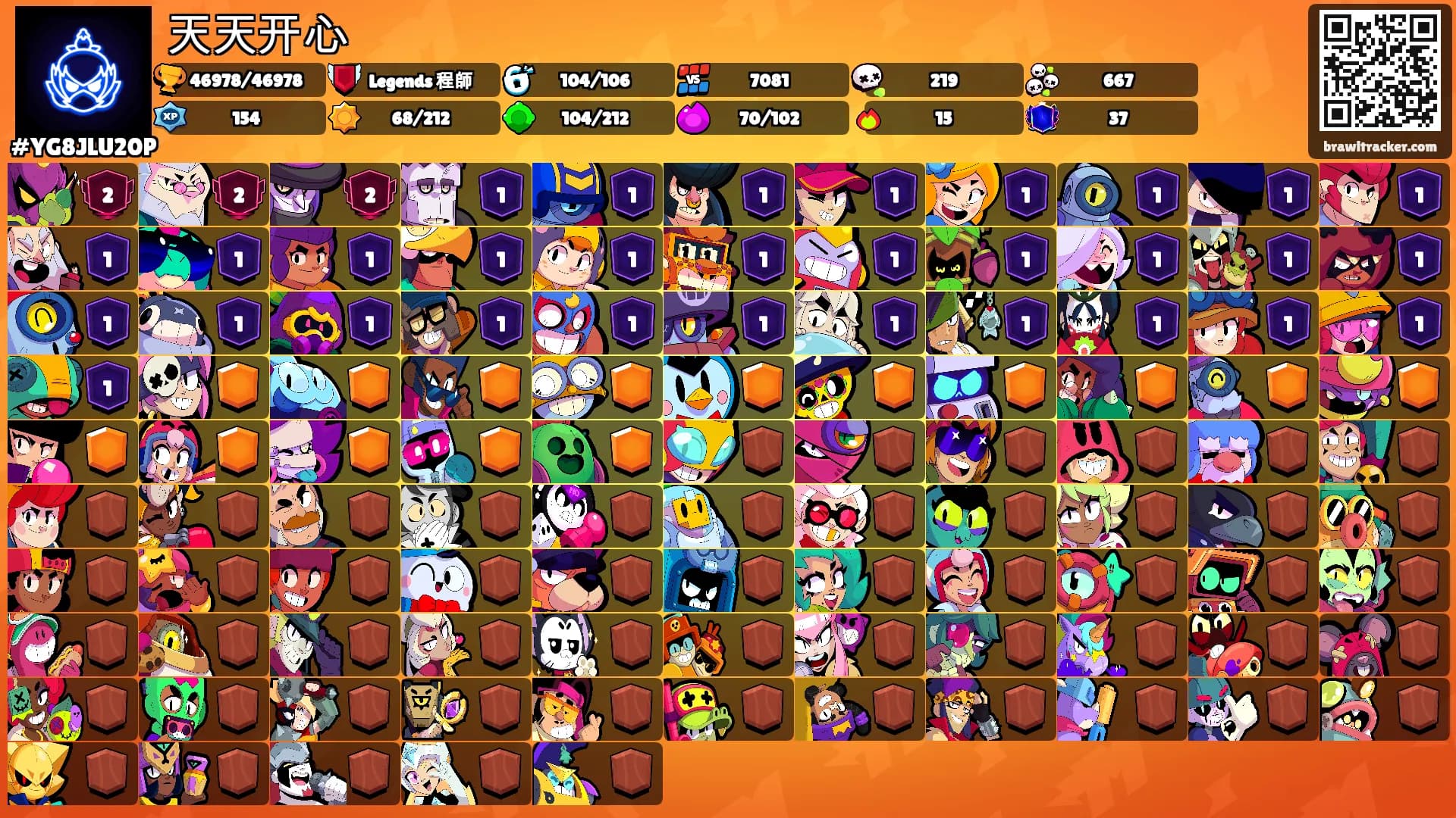 天天开心's Ranks