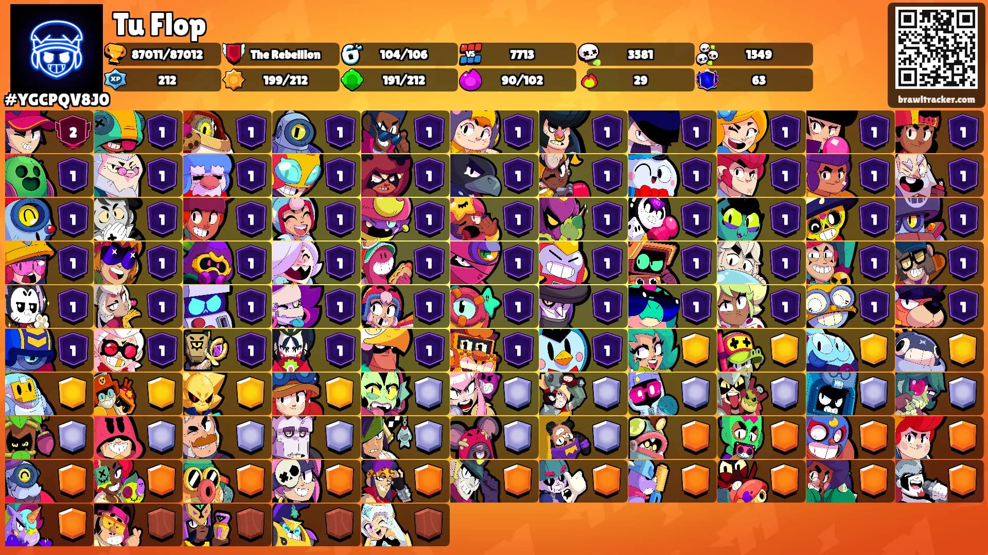 Tu Flop's Ranks