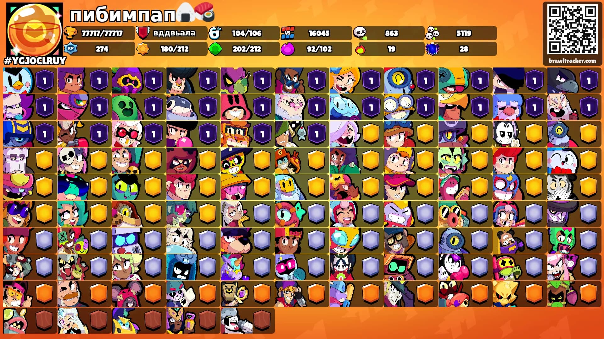 пибимпап🍙🍣's Ranks