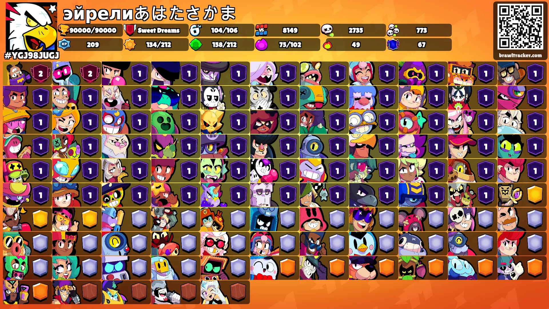 эйрелиあはたさかま's Ranks