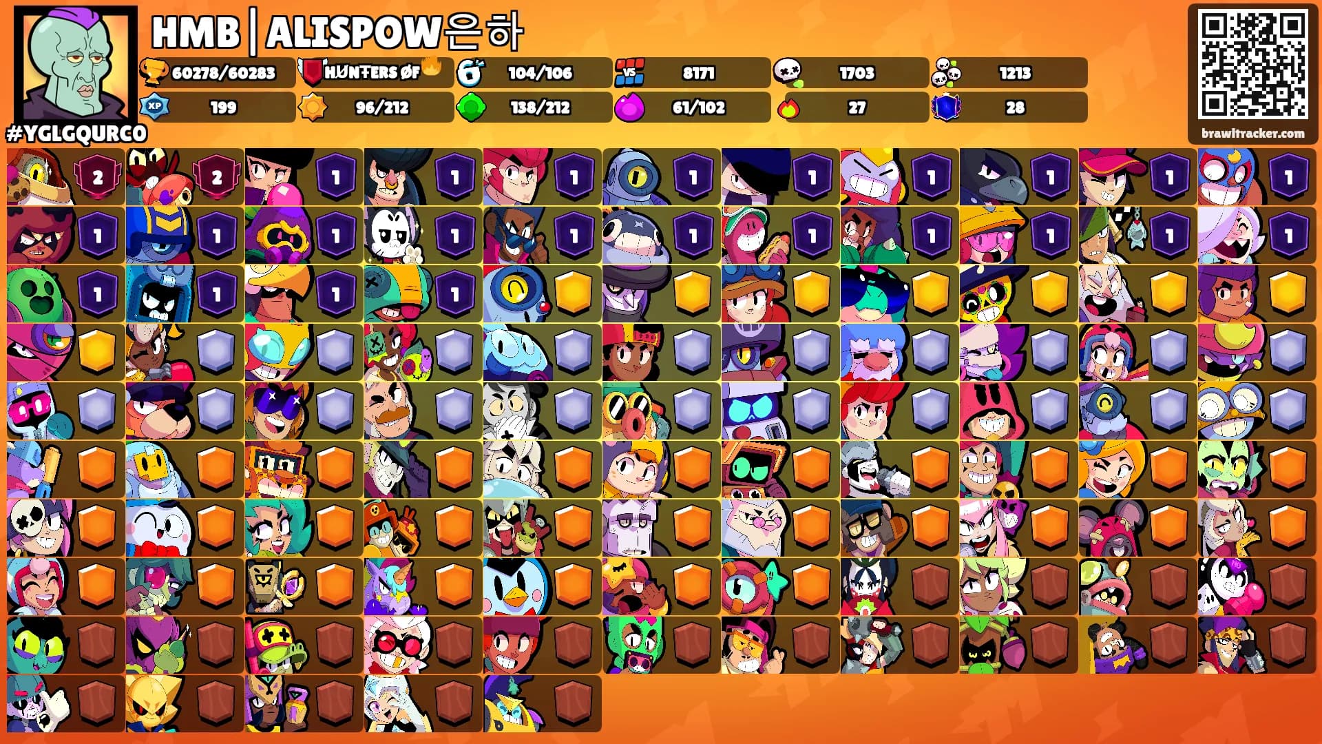 HMB|ALISPOW은하's Ranks