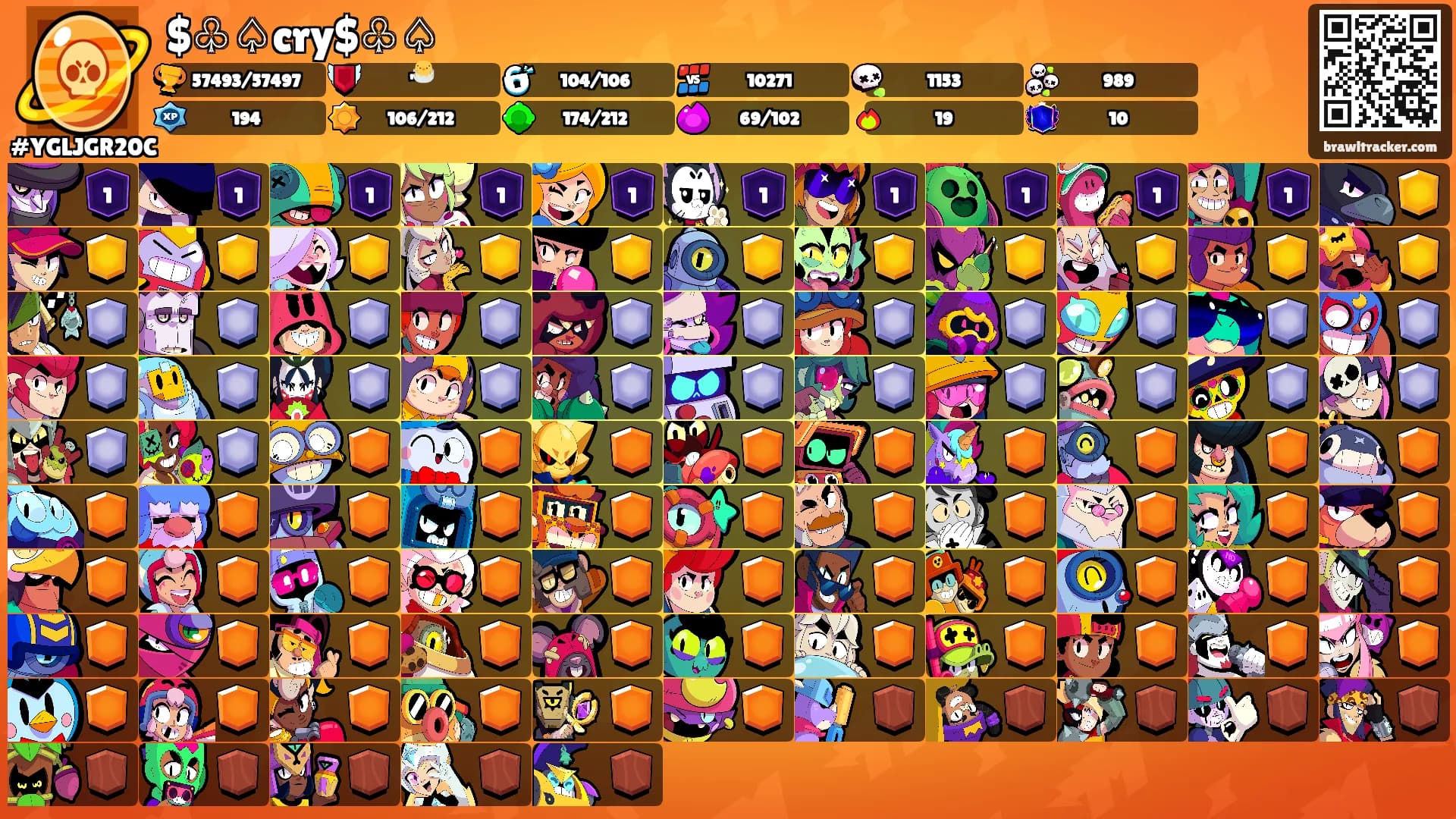 $♧♤cry$♧♤'s Ranks