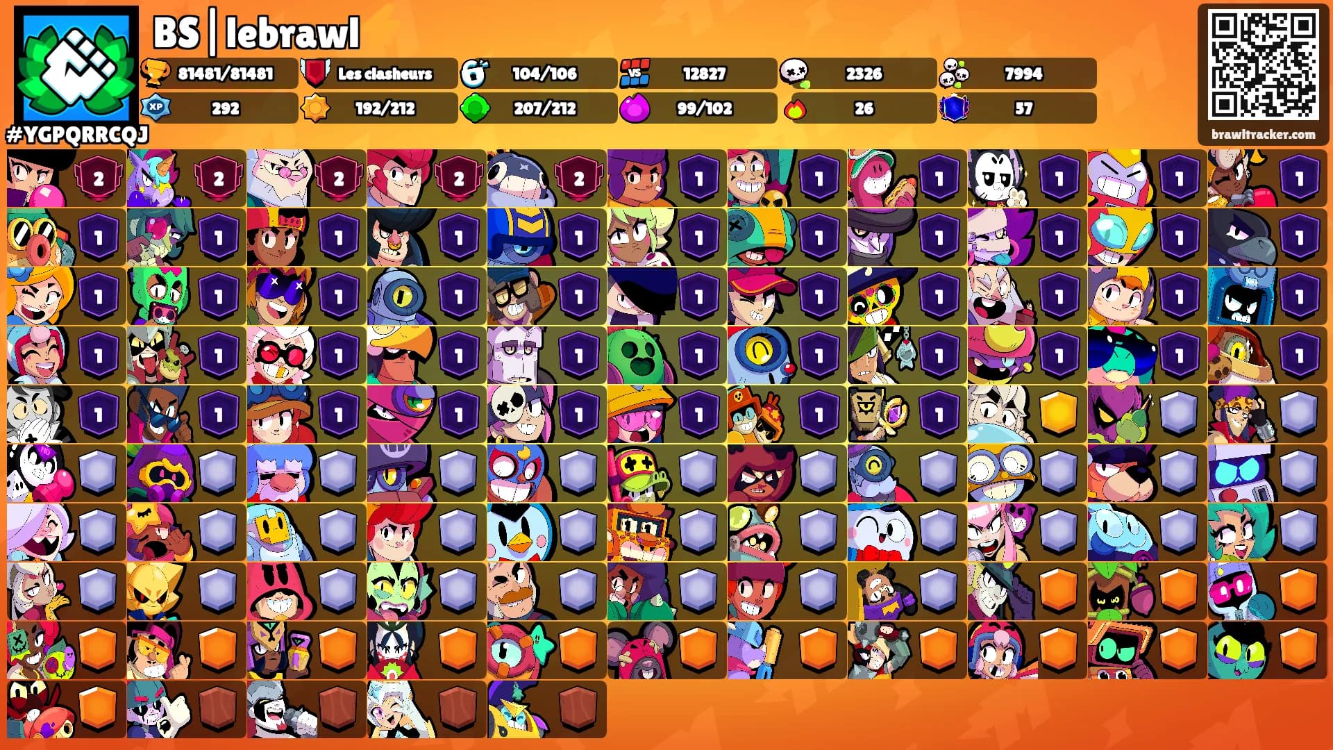 BS|lebrawl⚡'s Ranks