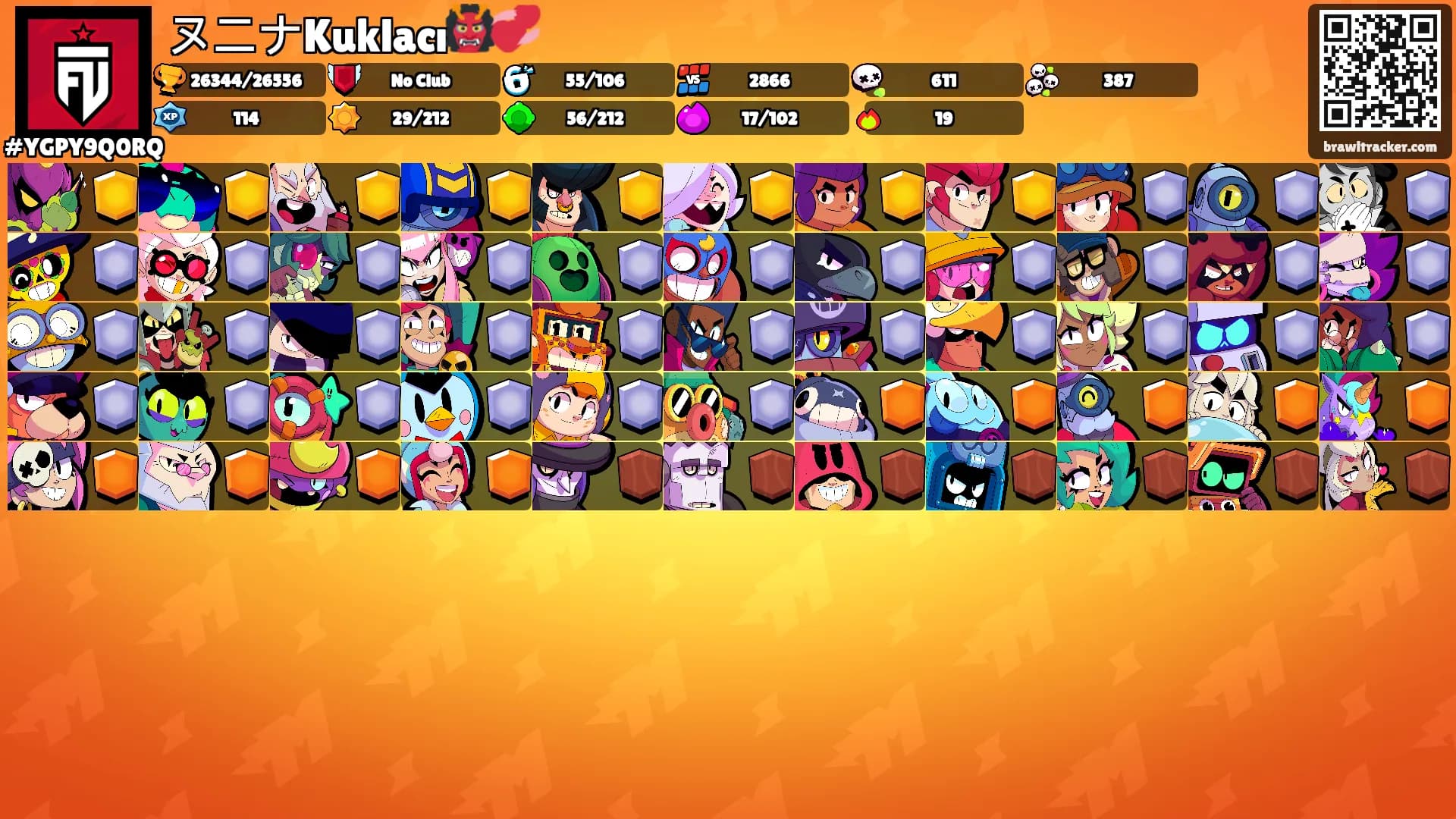 ヌニナKuklacı👹💞's Ranks