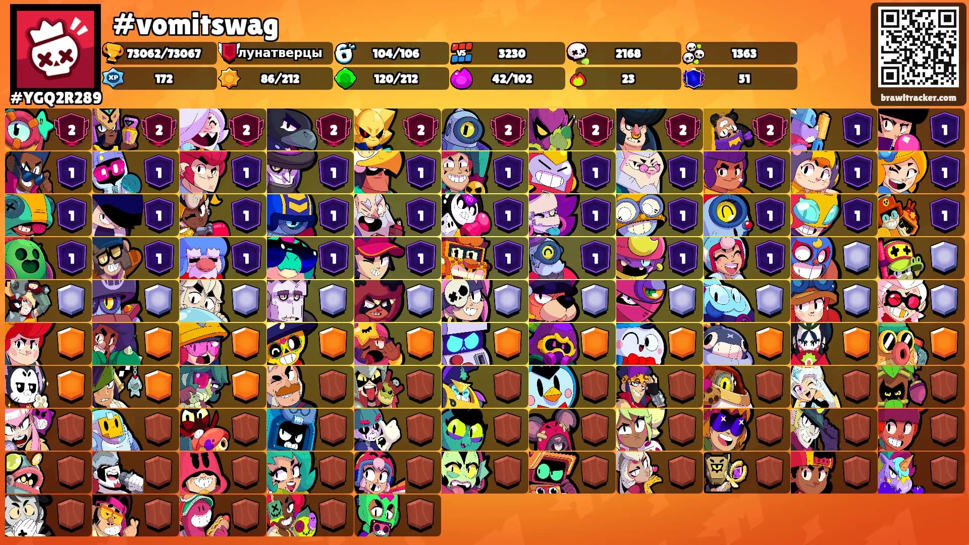 #vomitswag's Ranks