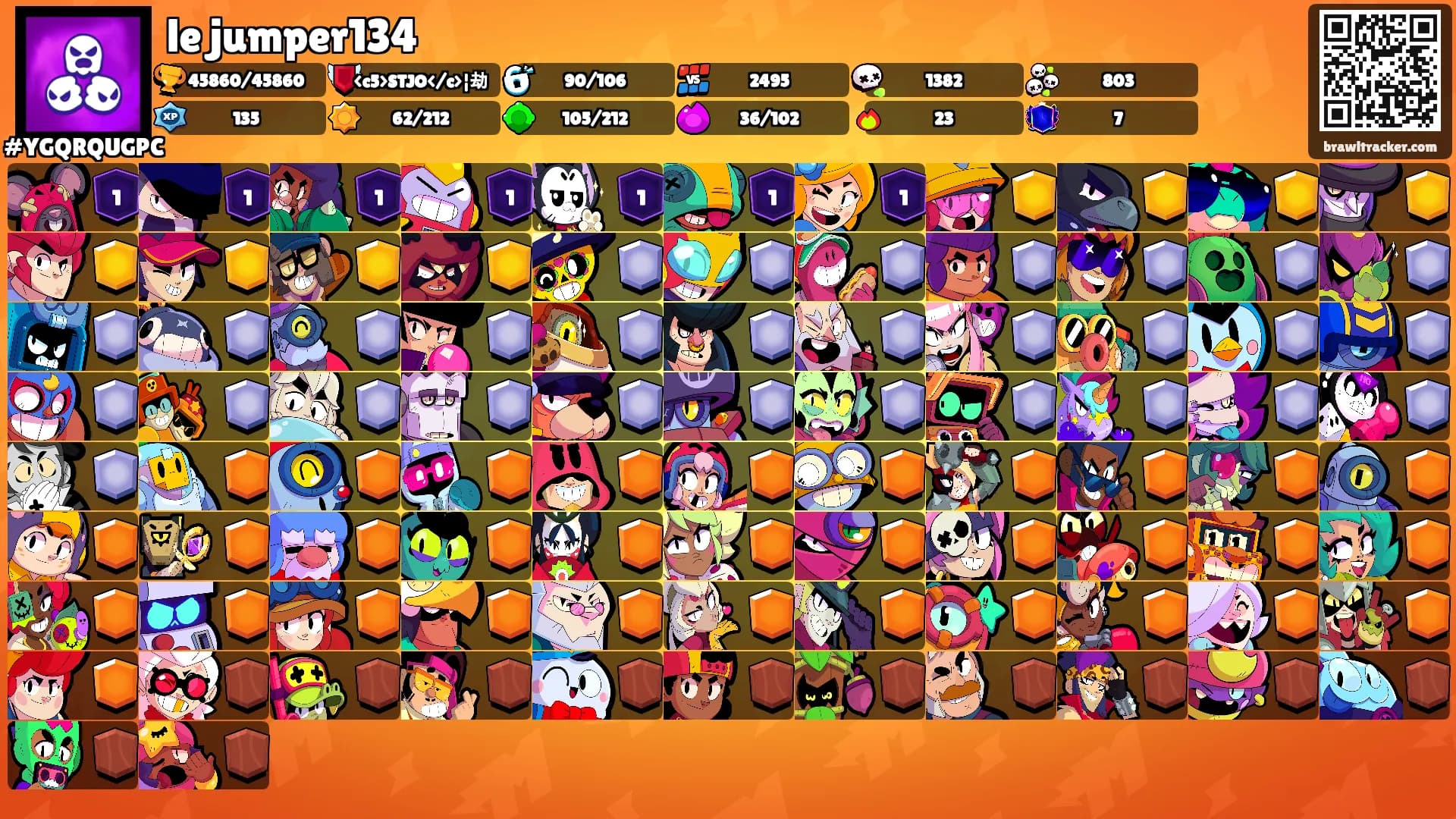 le jumper134's Ranks