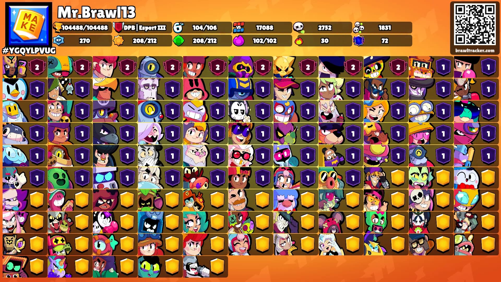 Mr.Brawl13's Ranks