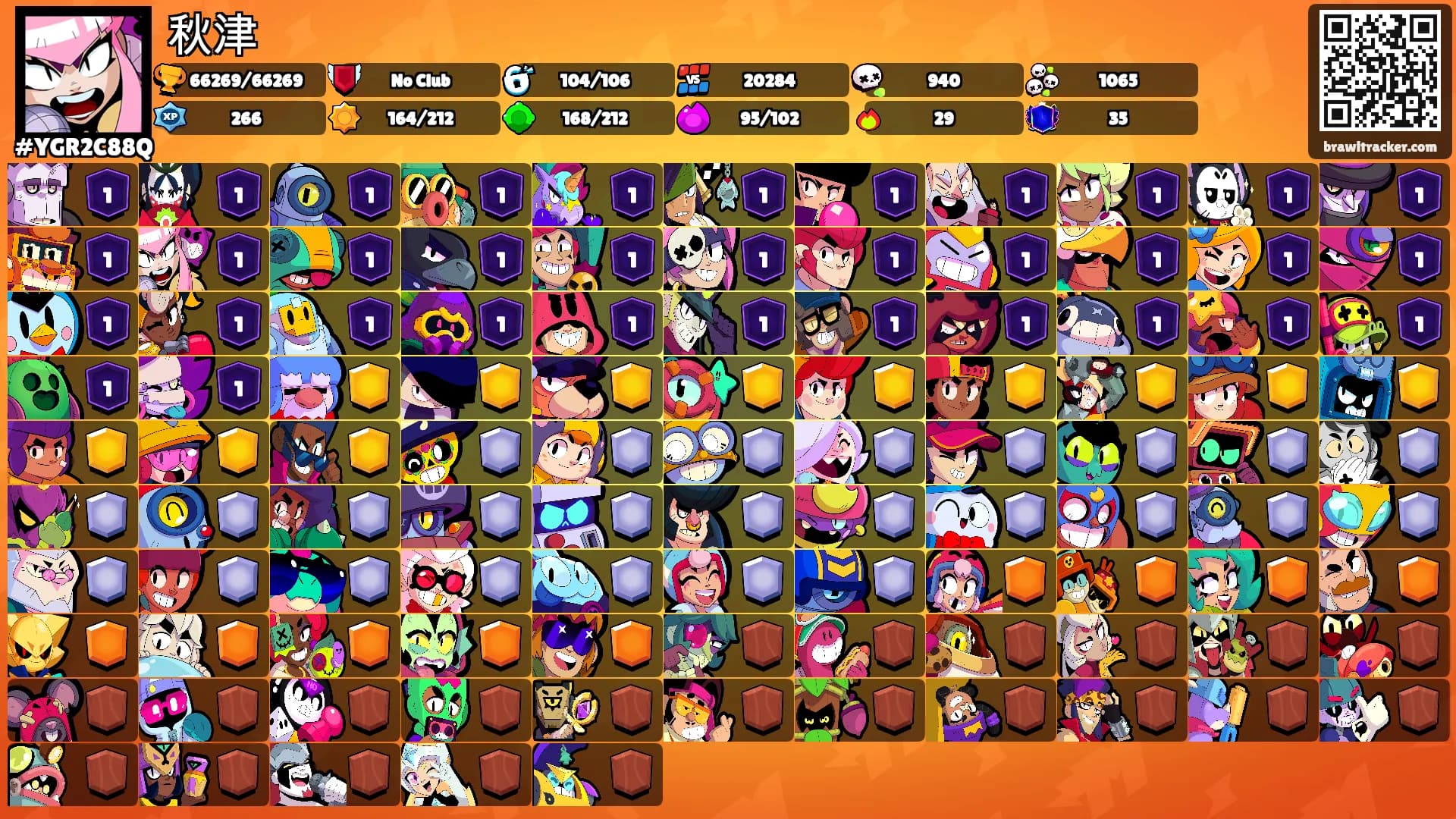 秋津's Ranks