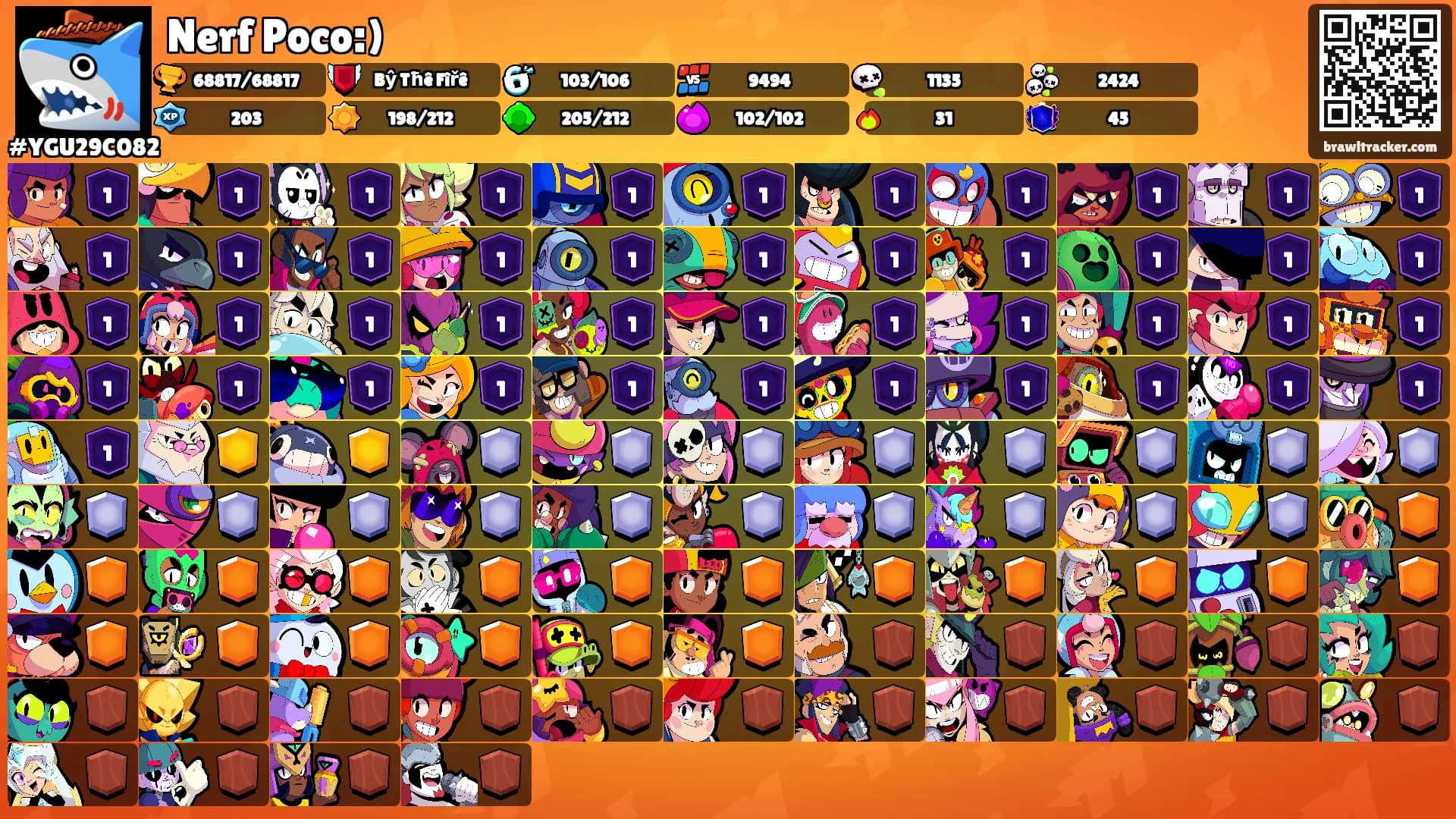 Nerf Poco:)'s Ranks